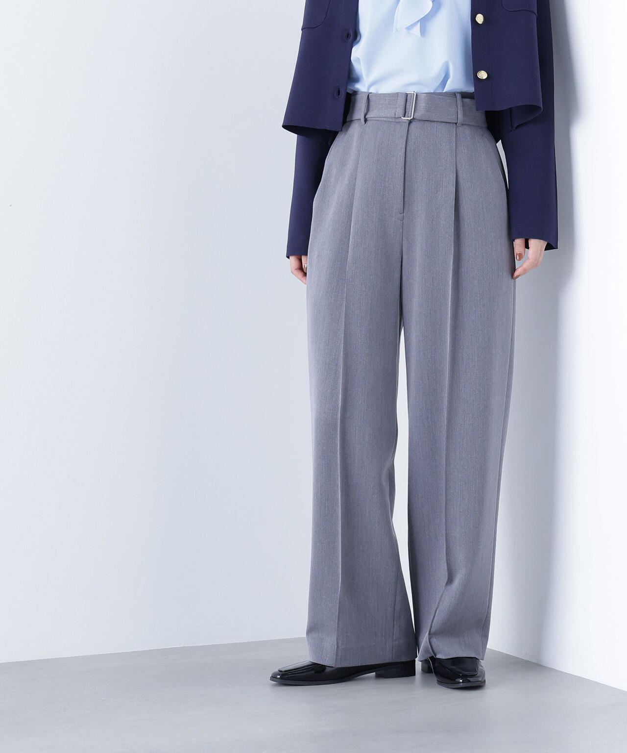 【Oggi掲載】コンパクトベスト セットアップ ワイドストレートパンツ