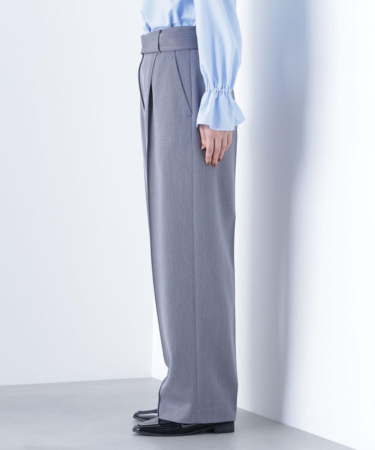 【Oggi掲載】コンパクトベスト セットアップ ワイドストレートパンツ