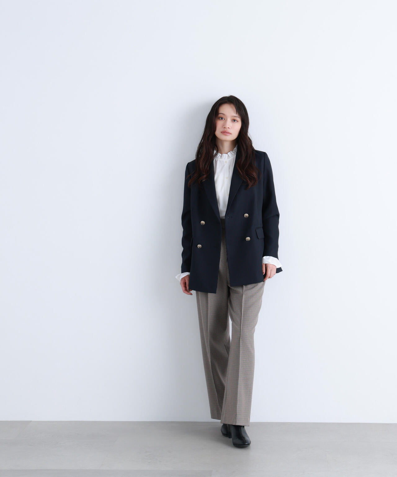 【Oggi掲載】コンパクトベスト セットアップ ワイドストレートパンツ