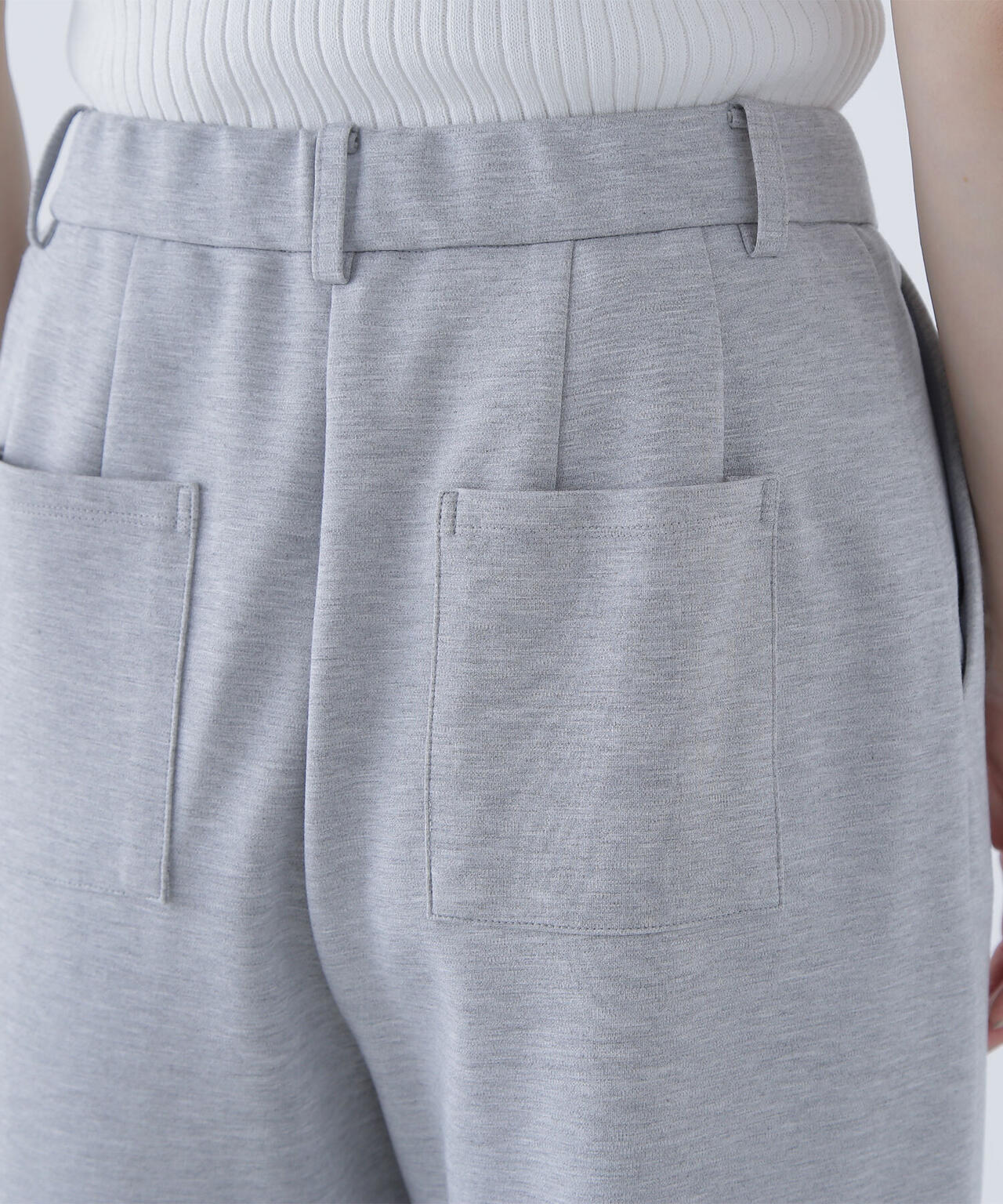 スムースストレートパンツ