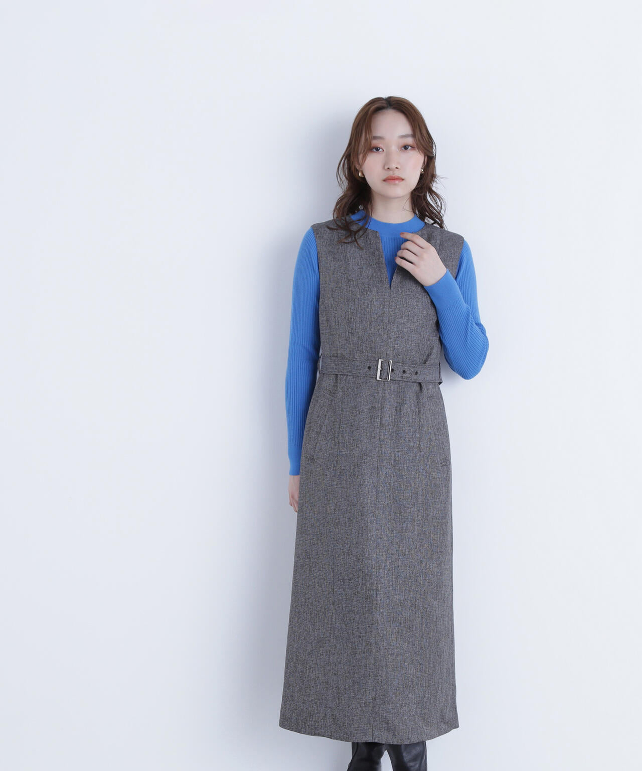 キーネックベルテッドジャンスカ