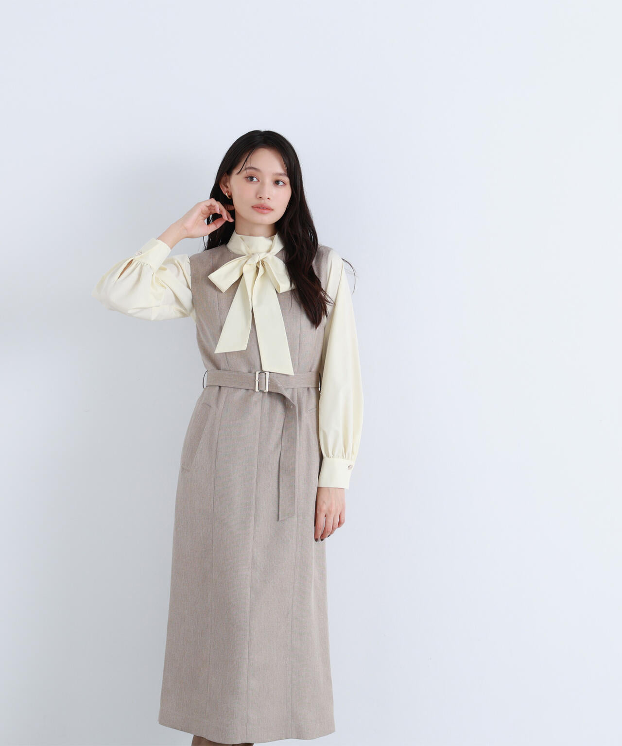 キーネックベルテッドジャンスカ