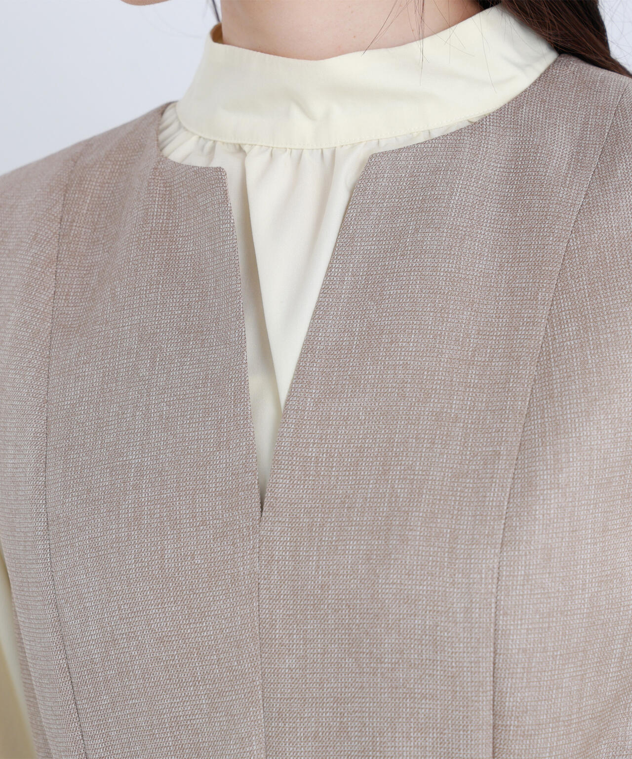 キーネックベルテッドジャンスカ