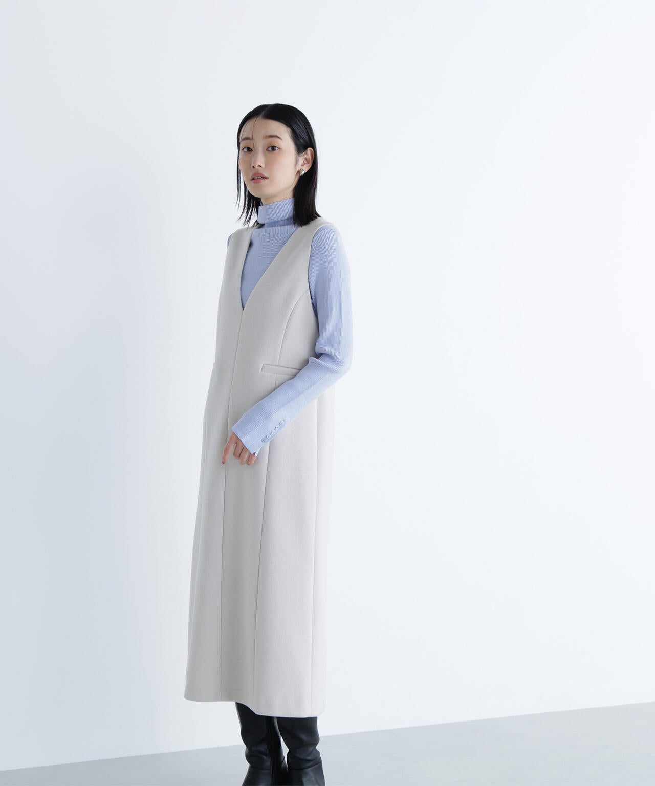 圧縮ジャージーシリーズ ジャンパースカート