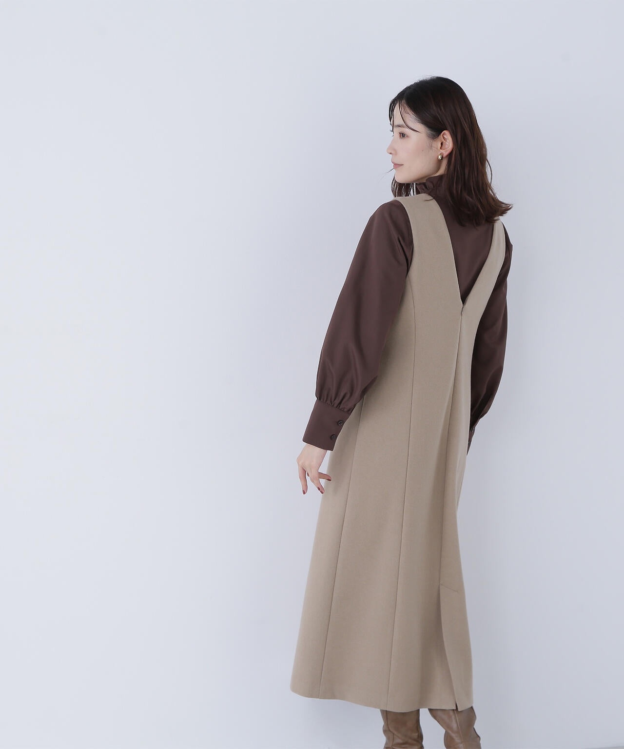 圧縮ジャージーシリーズ ジャンパースカート