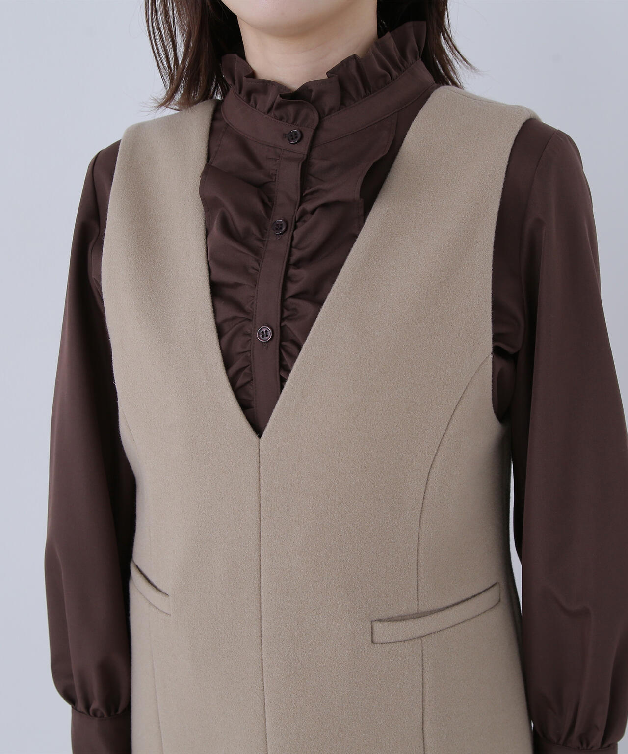 圧縮ジャージーシリーズ ジャンパースカート