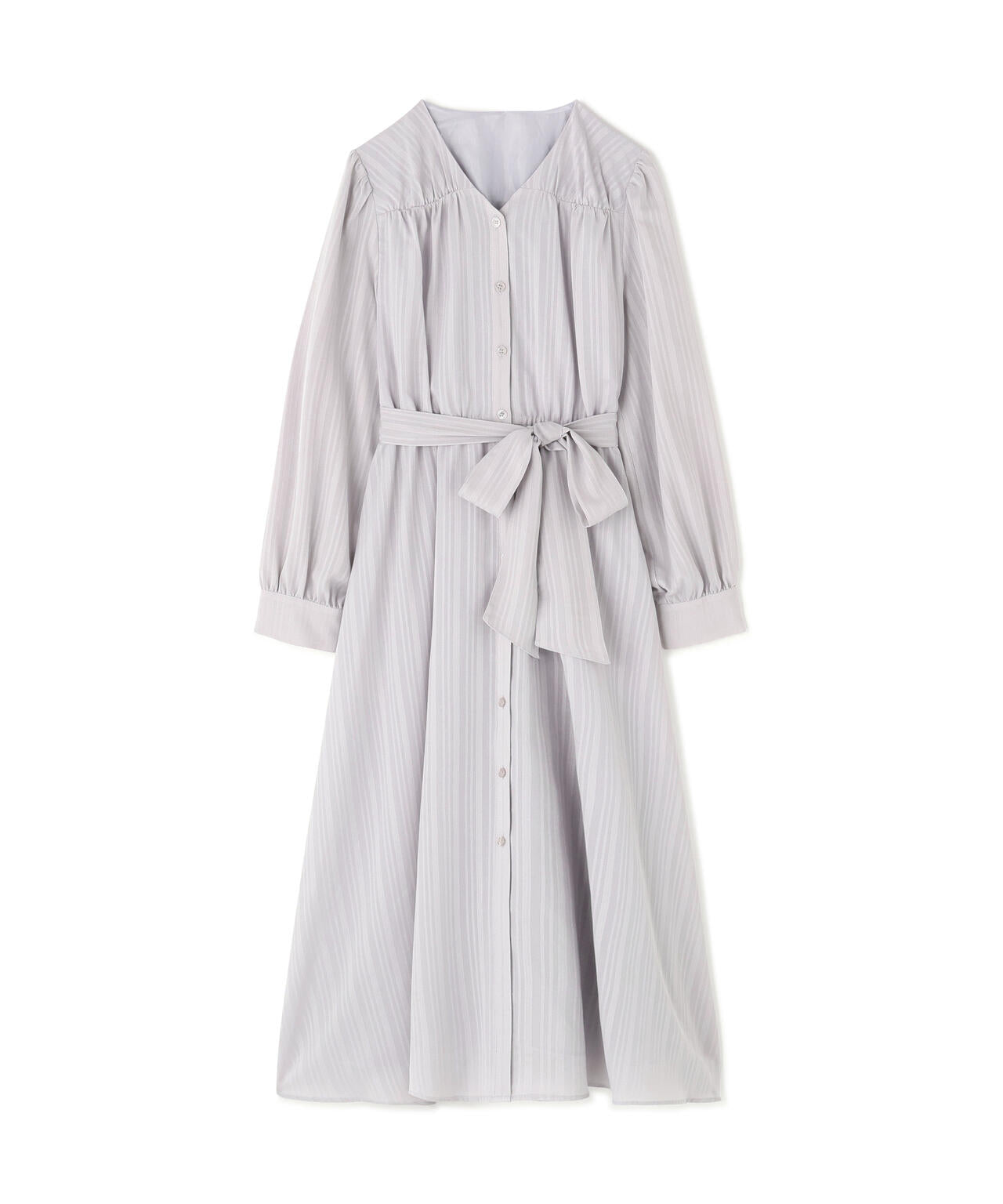 ベルテッドシャドーストライプワンピース | NATURAL BEAUTY BASIC