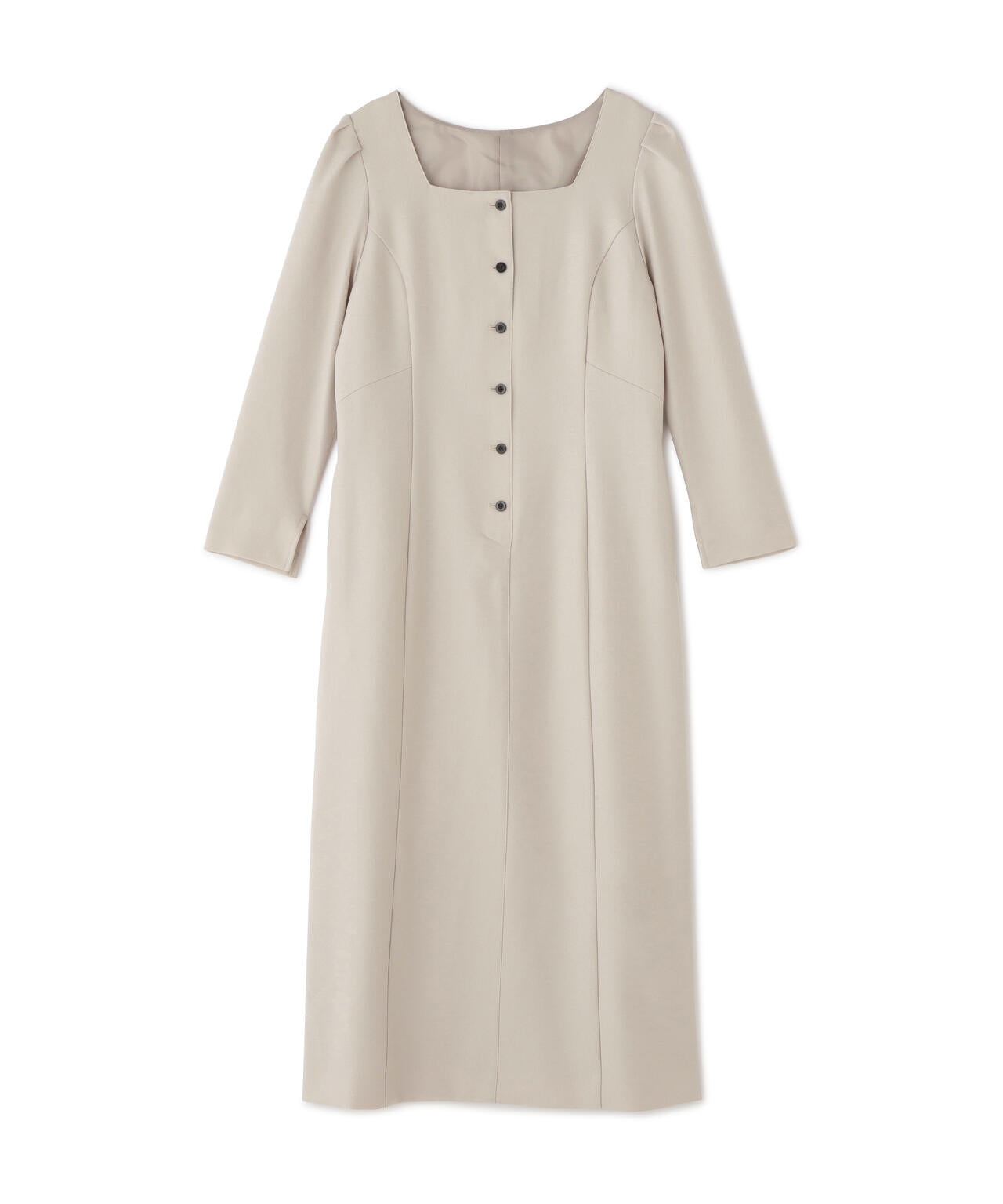 バイカラーボタンナローワンピース | NATURAL BEAUTY BASIC