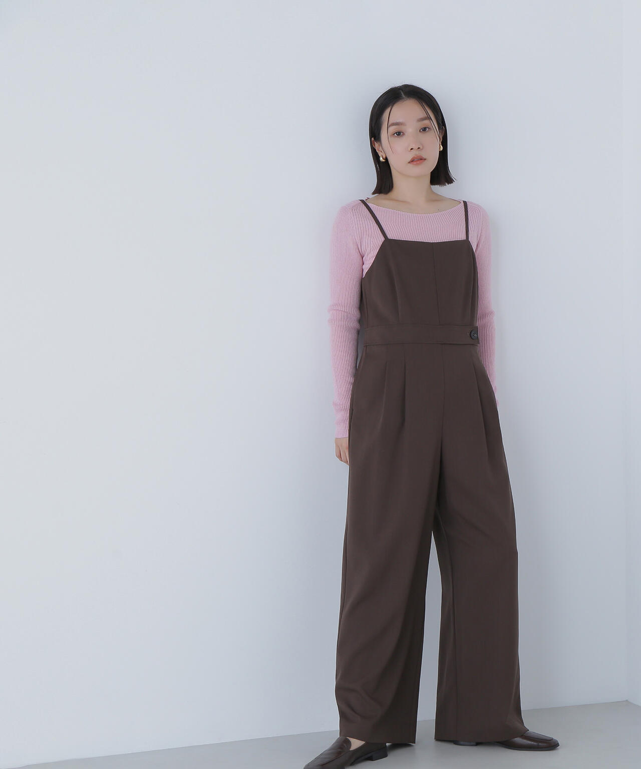 サイドボタンキャミオールインワン | NATURAL BEAUTY BASIC