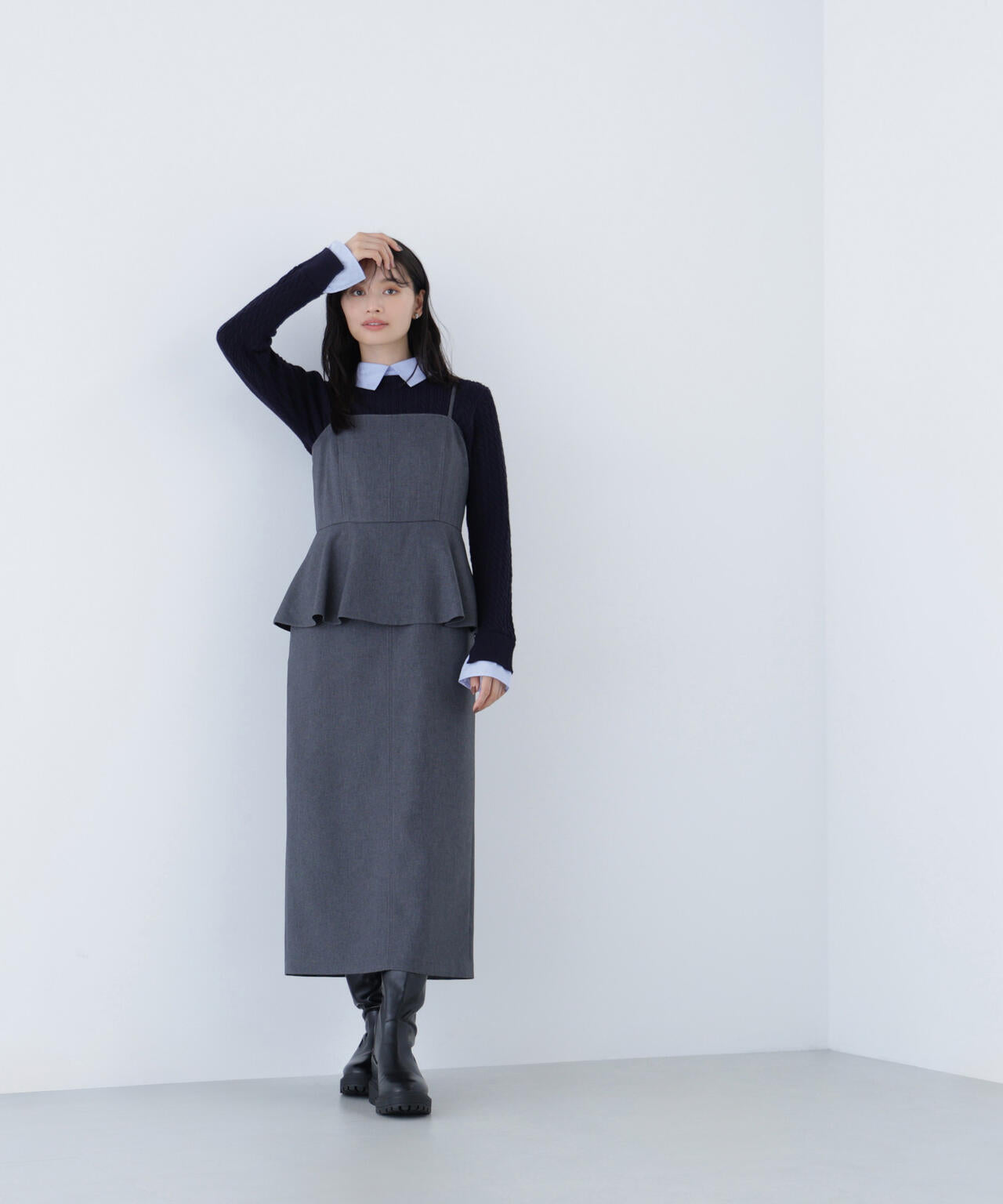 ペプラムキャミジャンスカ | NATURAL BEAUTY BASIC（ナチュラル