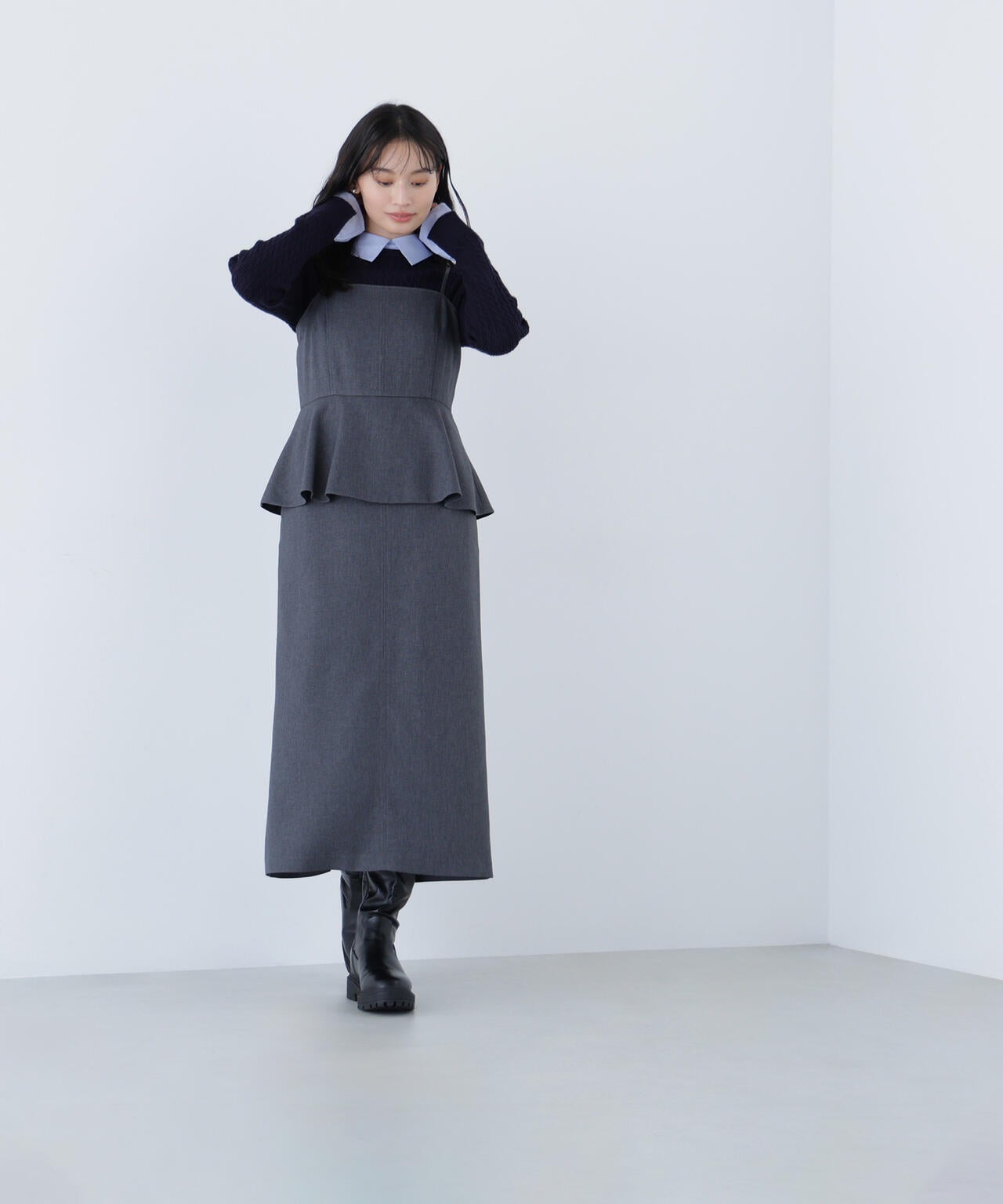 ペプラムキャミジャンスカ | NATURAL BEAUTY BASIC（ナチュラル