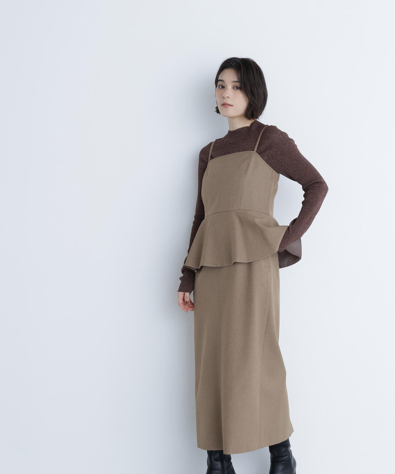 ペプラムキャミジャンスカ | NATURAL BEAUTY BASIC（ナチュラル