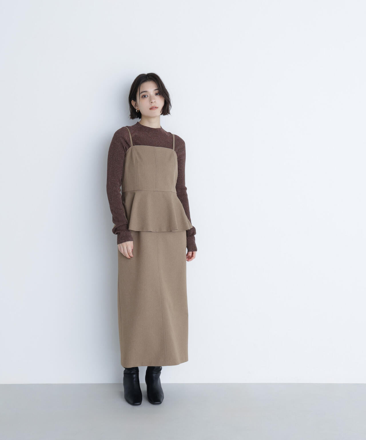 ペプラムキャミジャンスカ | NATURAL BEAUTY BASIC（ナチュラル