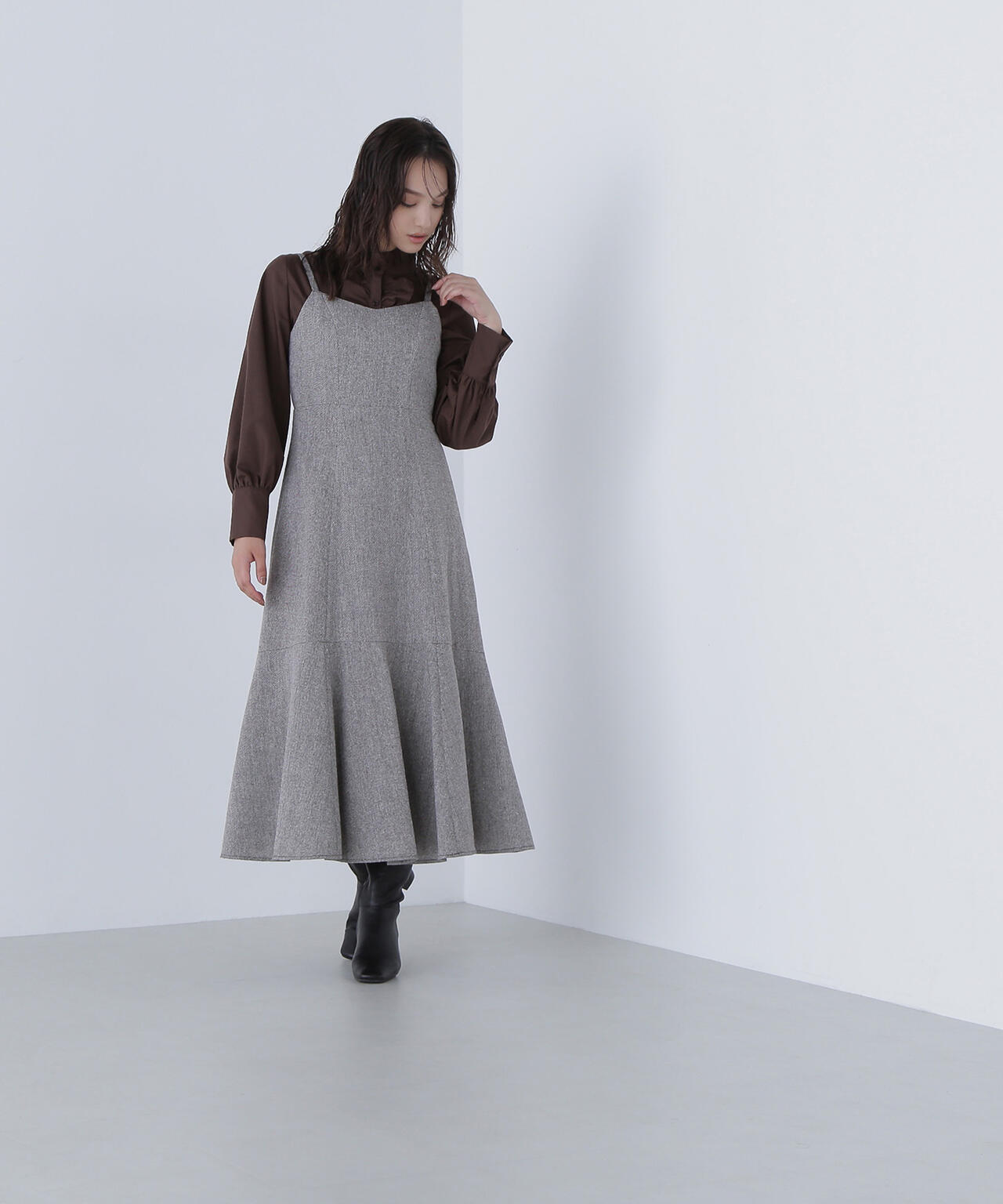 バックリボンジャンスカ | NATURAL BEAUTY BASIC（ナチュラル