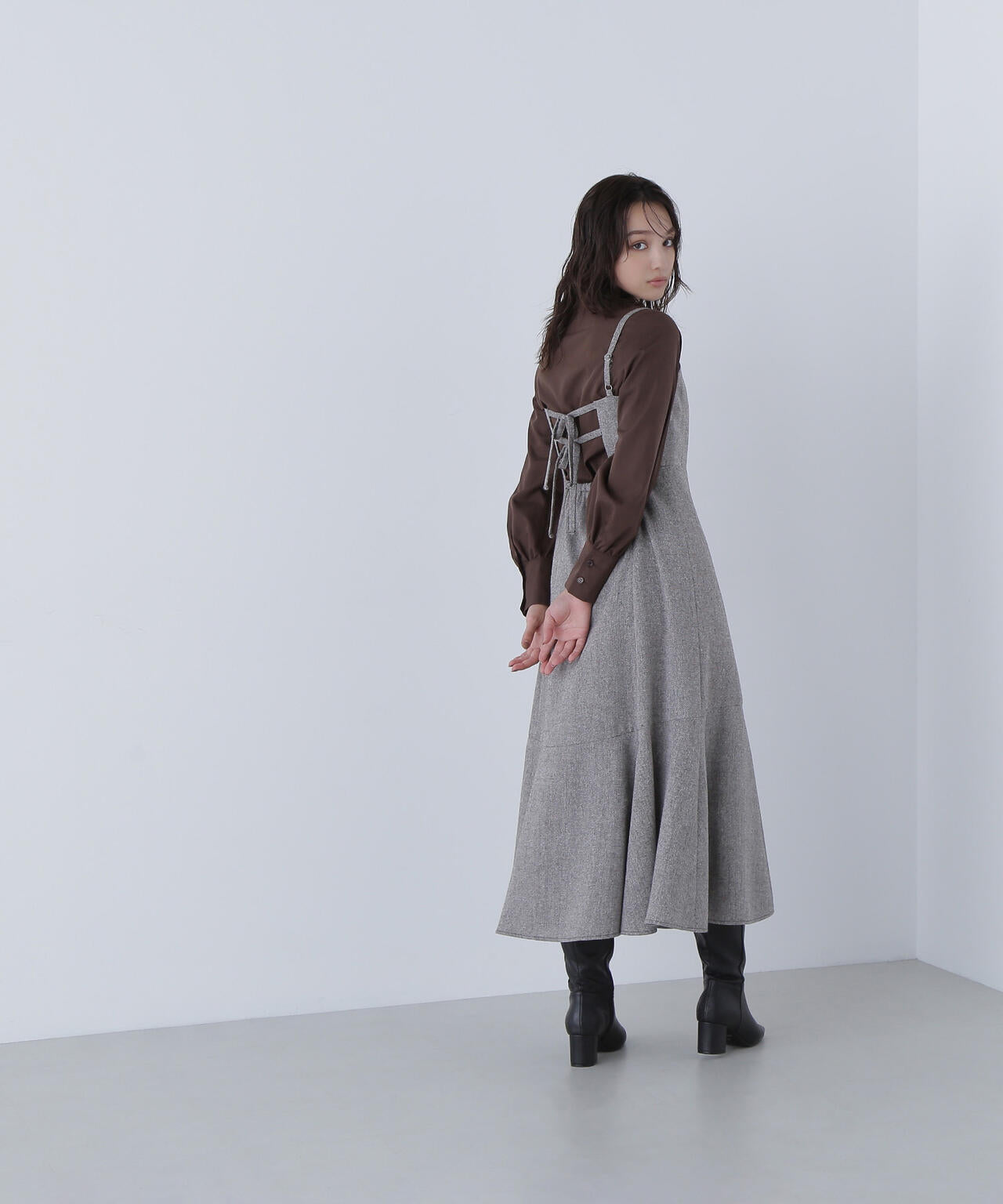 バックリボンジャンスカ | NATURAL BEAUTY BASIC（ナチュラル