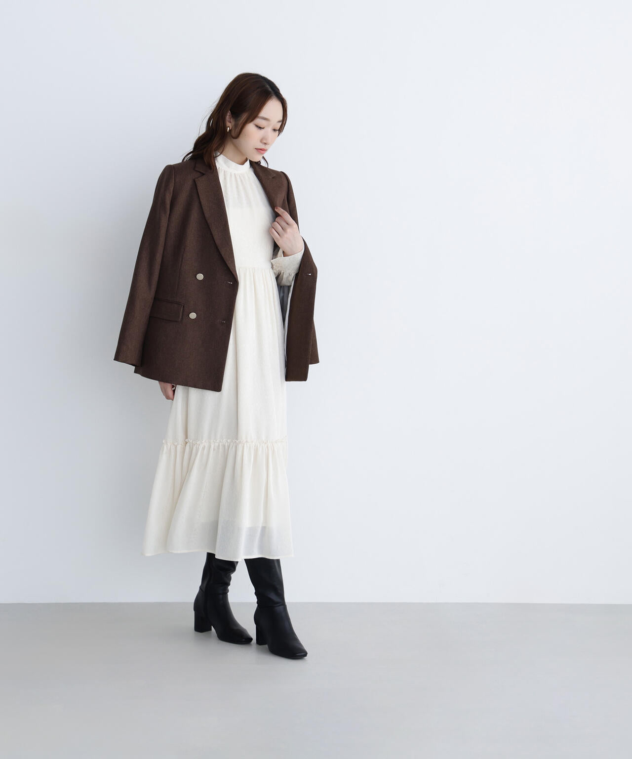 横浜ジョイナス・mix.tokyo限定カラー：グレー】バックリボン