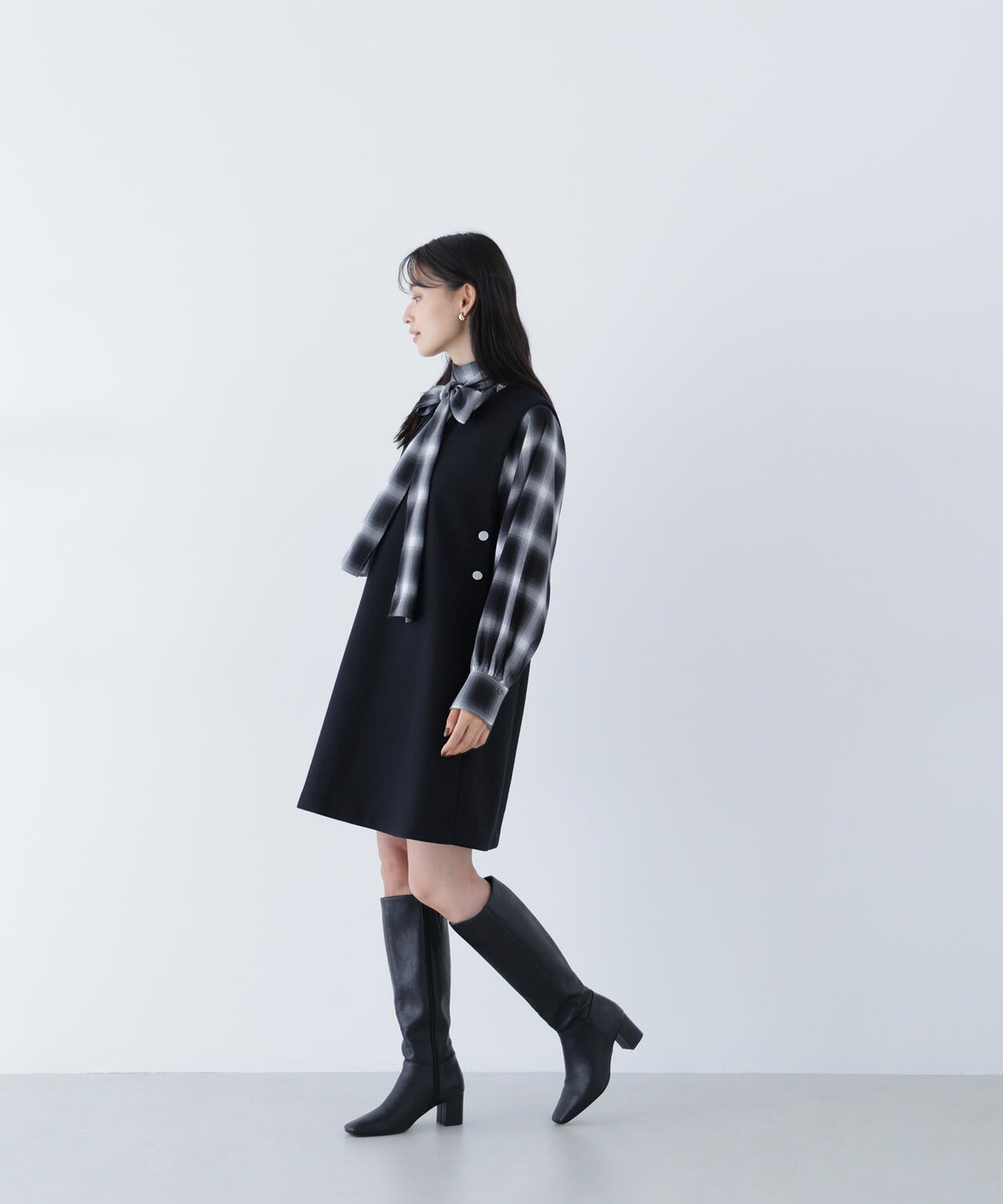 圧縮ミニジャンスカ | NATURAL BEAUTY BASIC（ナチュラルビューティー