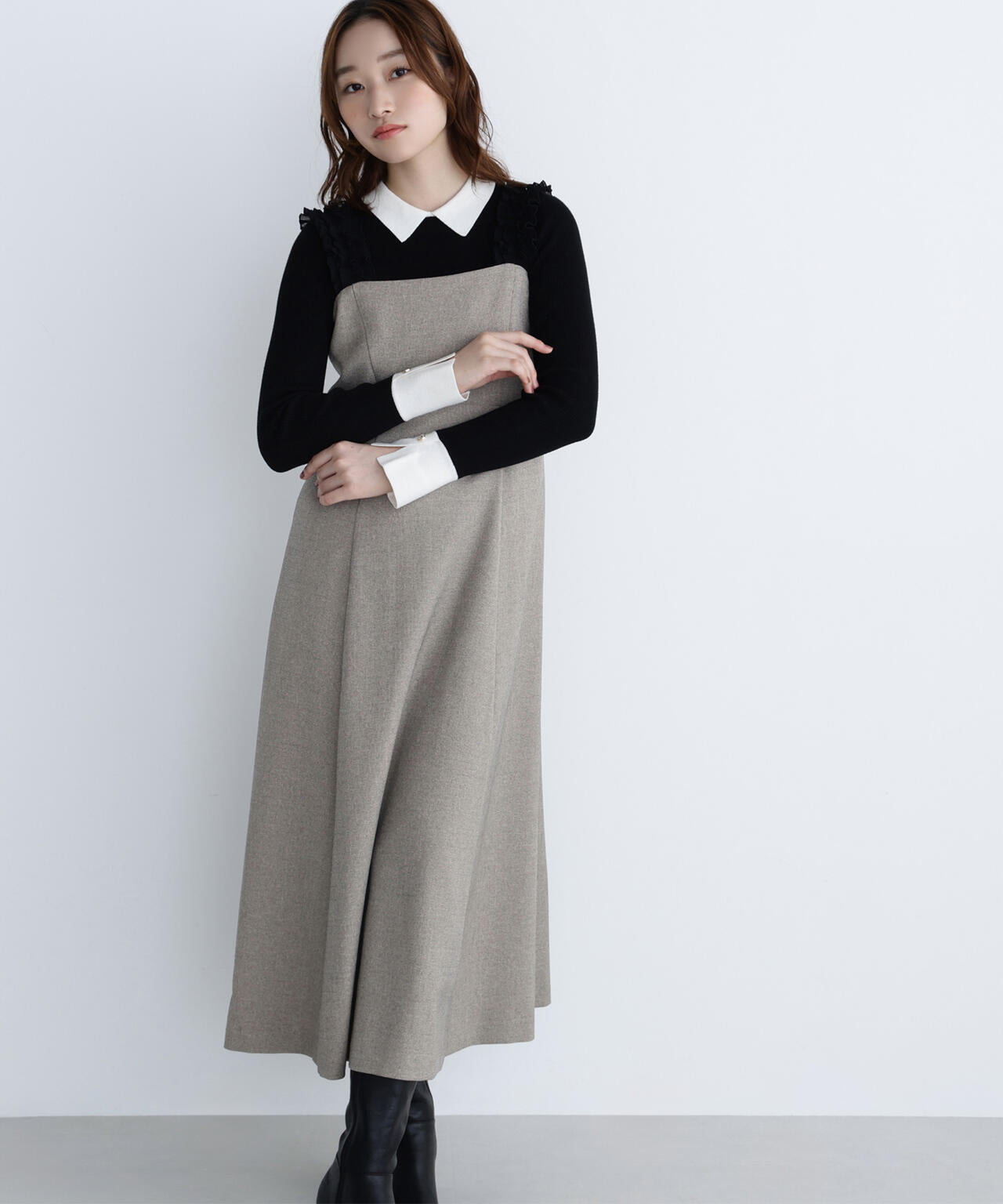 白宮みずほさんコラボ】フリルショルダージャンスカ | NATURAL BEAUTY