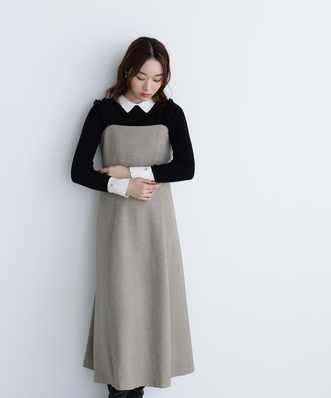 【白宮みずほさんコラボ】フリルショルダージャンスカ