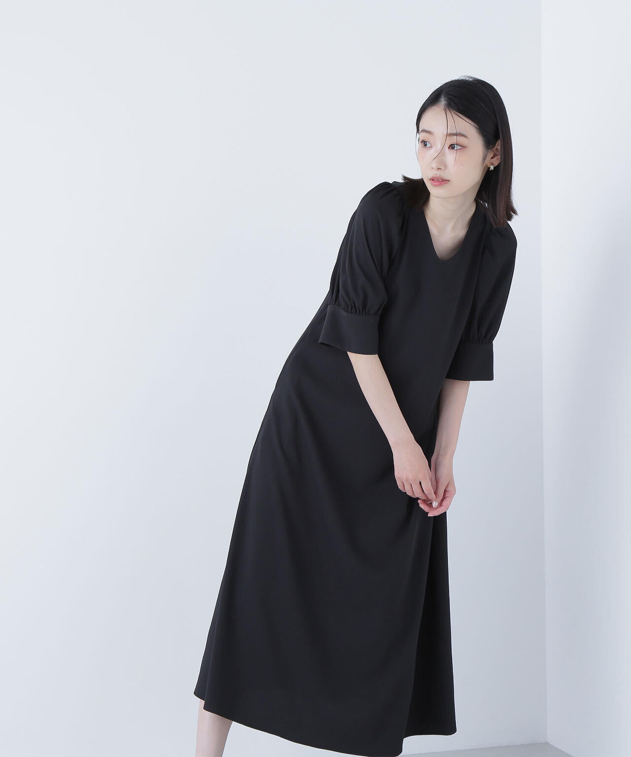 バックリボンリラクシーワンピース