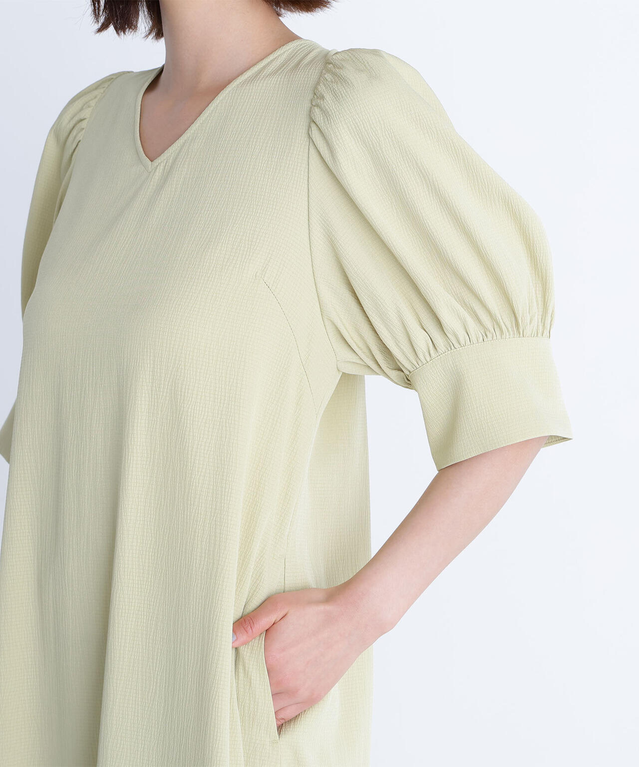 バックリボンリラクシーワンピース