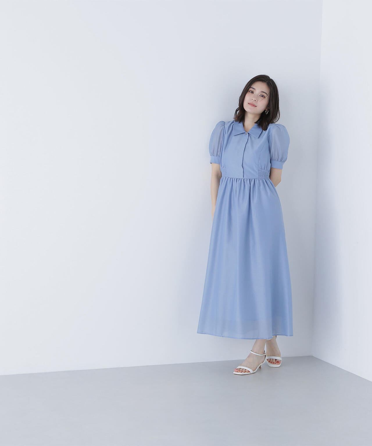シアーシャツワンピース | NATURAL BEAUTY BASIC（ナチュラル