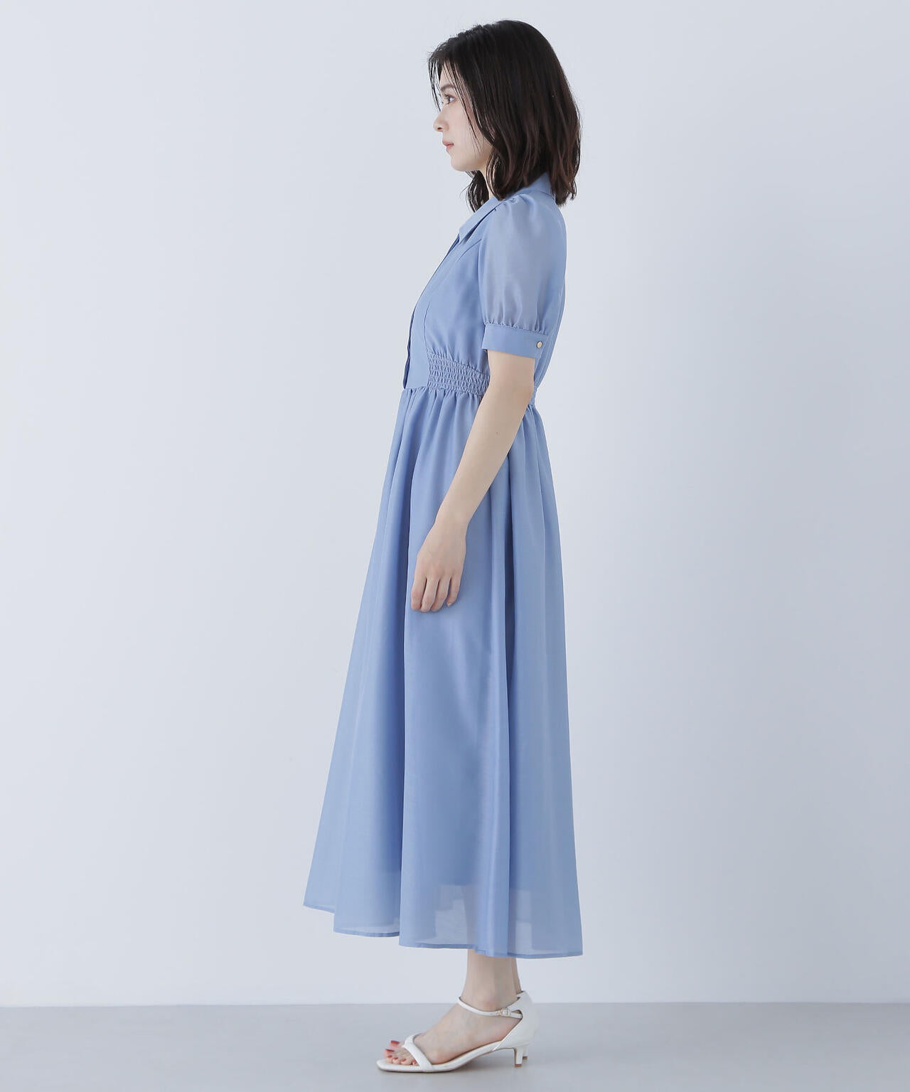 シアーシャツワンピース | NATURAL BEAUTY BASIC（ナチュラル