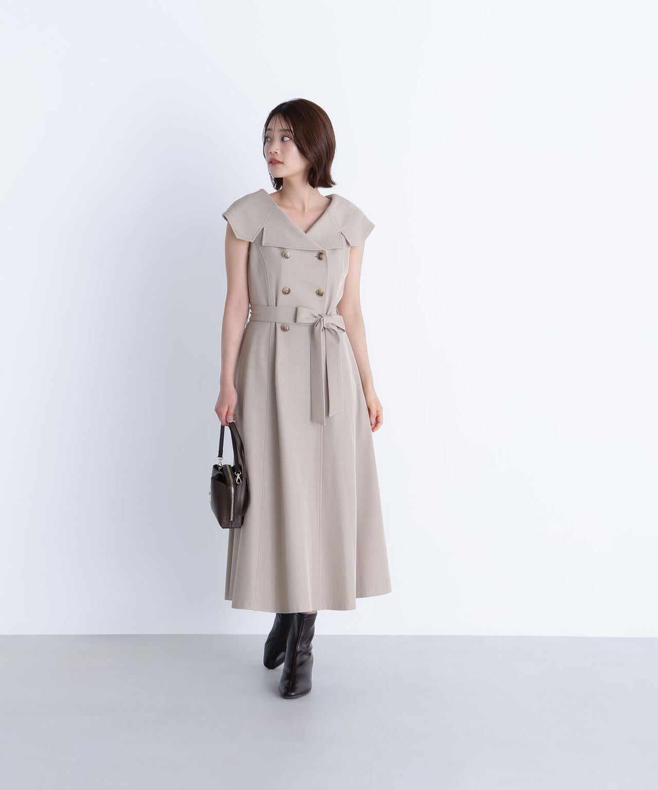 トレンチディテールワンピース