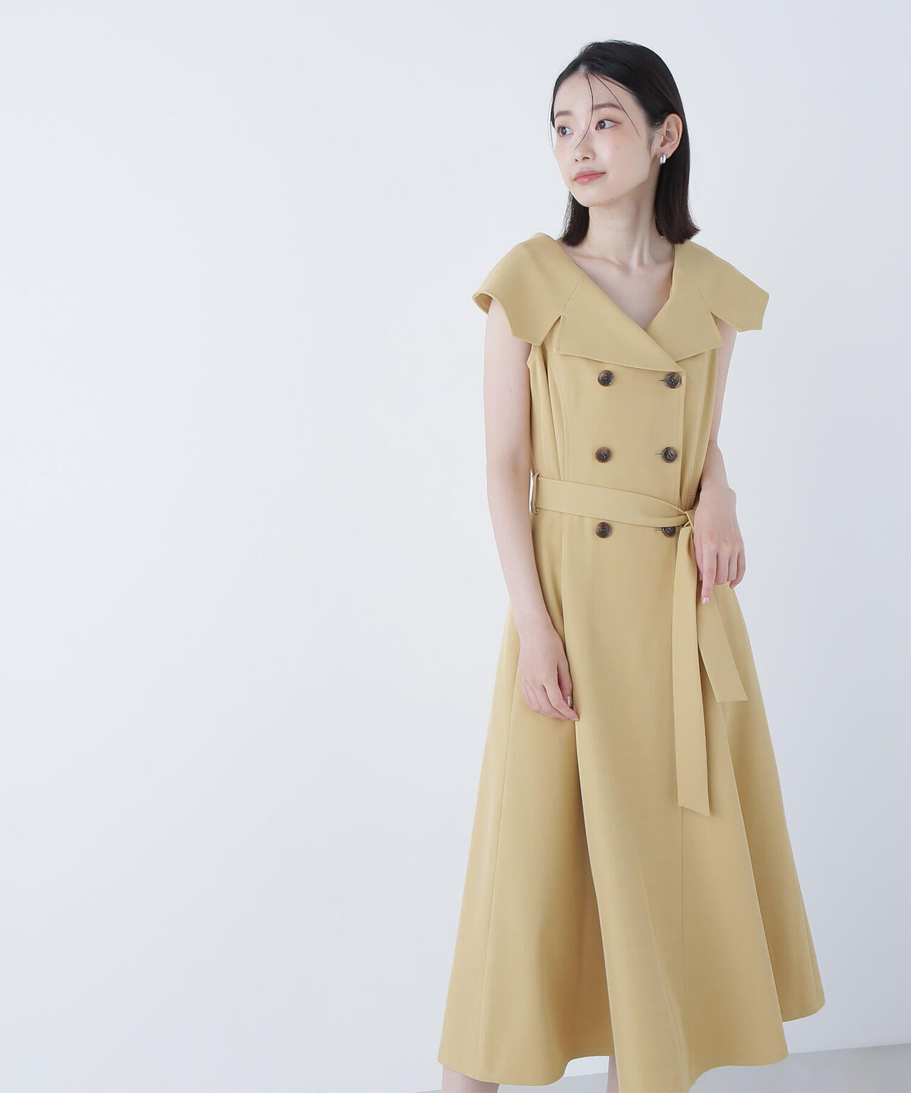 トレンチディテールワンピース