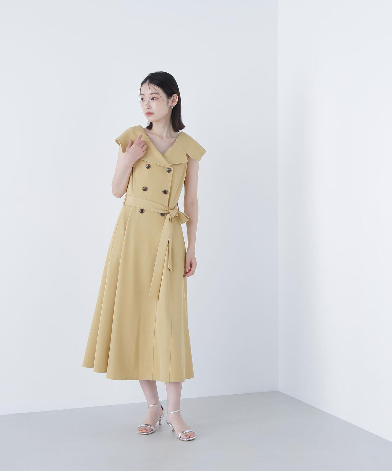 トレンチディテールワンピース