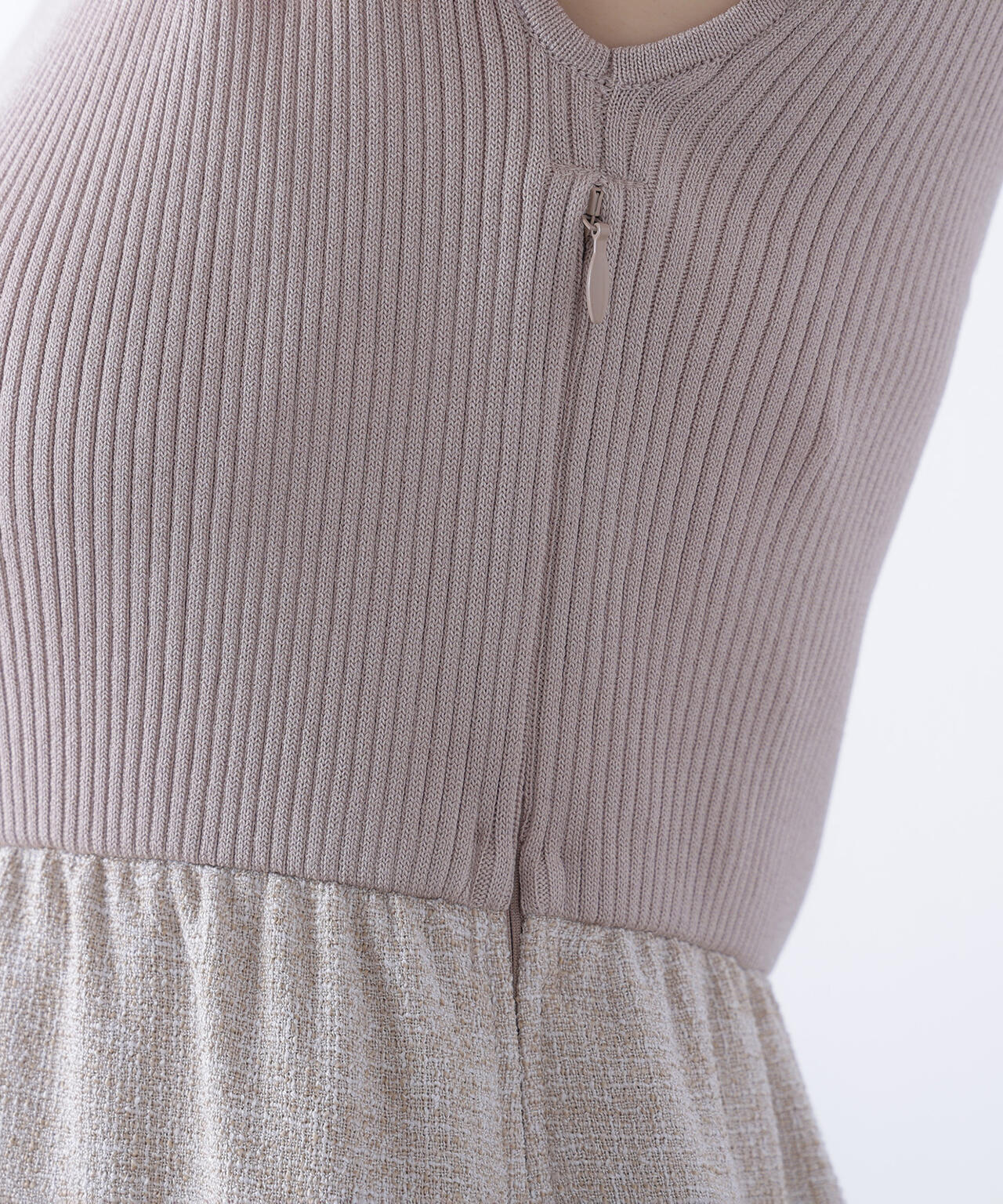 ツイードジャケット＆ナローワンピース