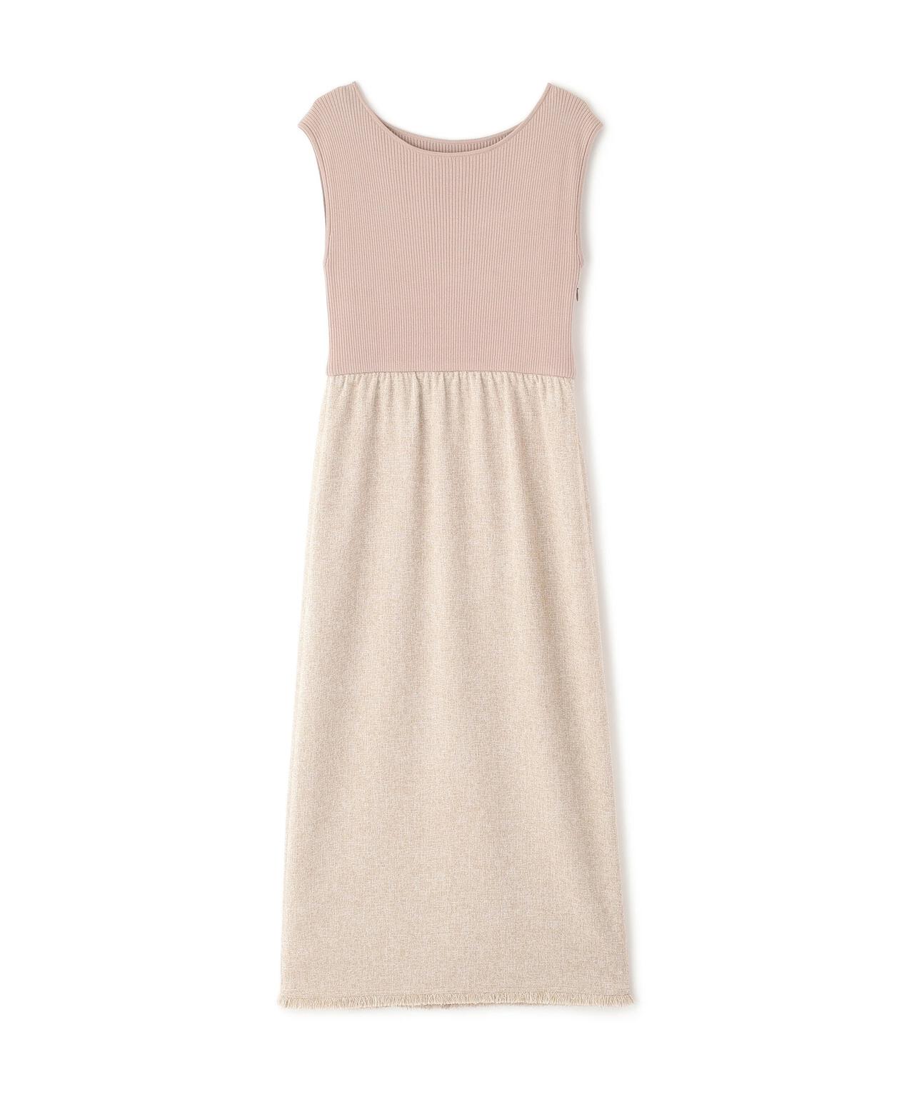 ツイードジャケット＆ナローワンピース