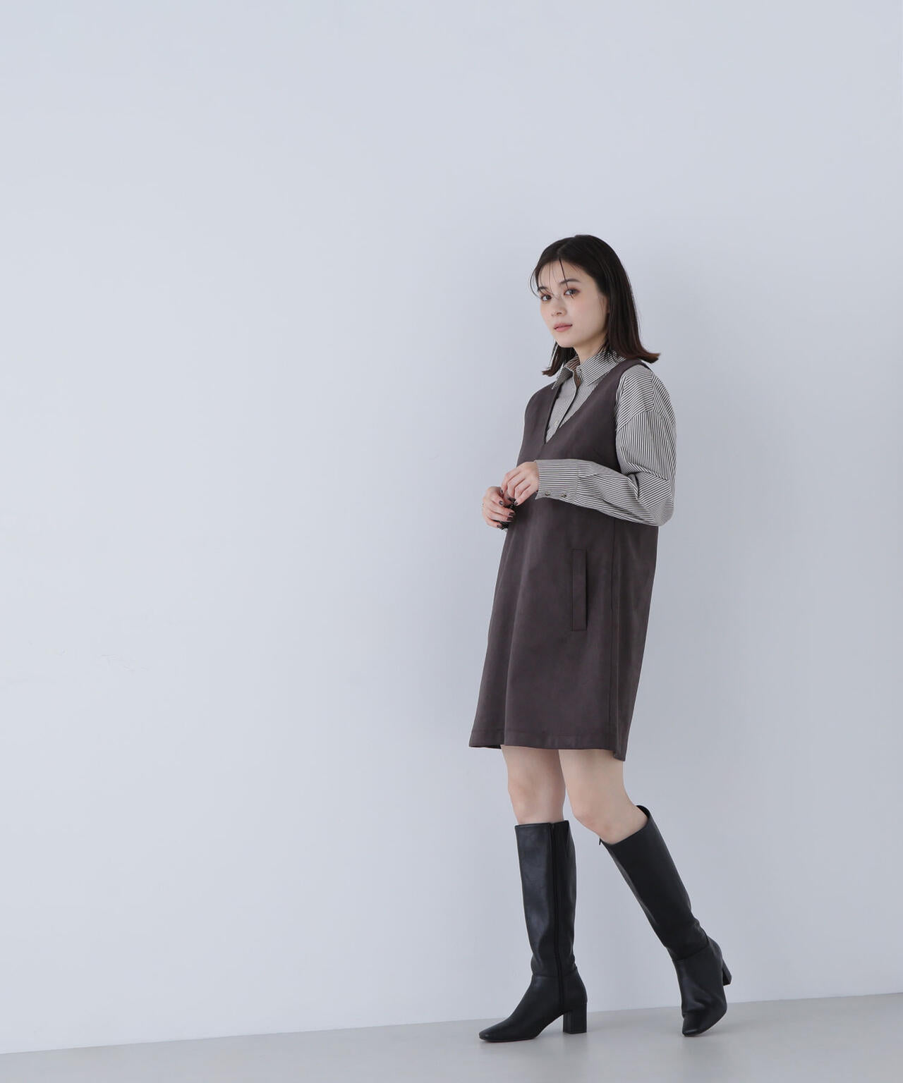 フェイクスウェードミニジャンスカ | NATURAL BEAUTY BASIC