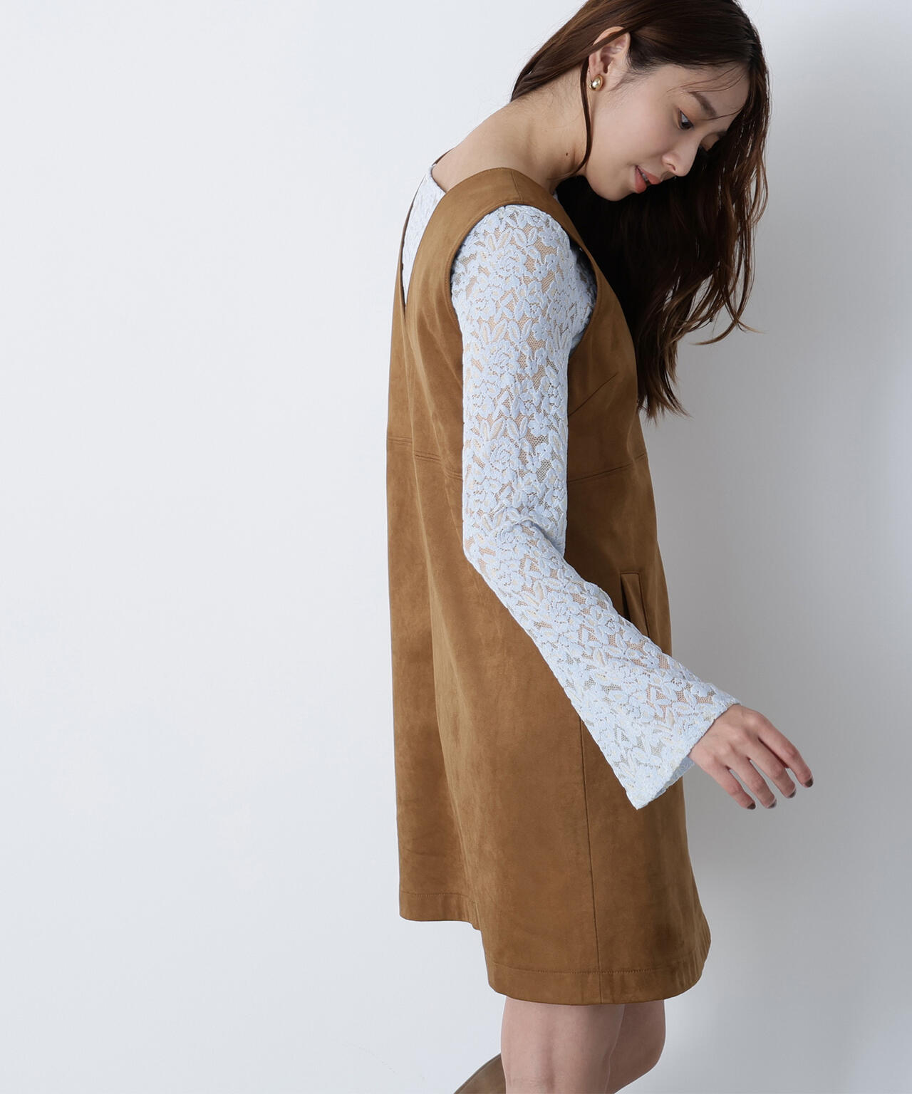 フェイクスウェードミニジャンスカ | NATURAL BEAUTY BASIC