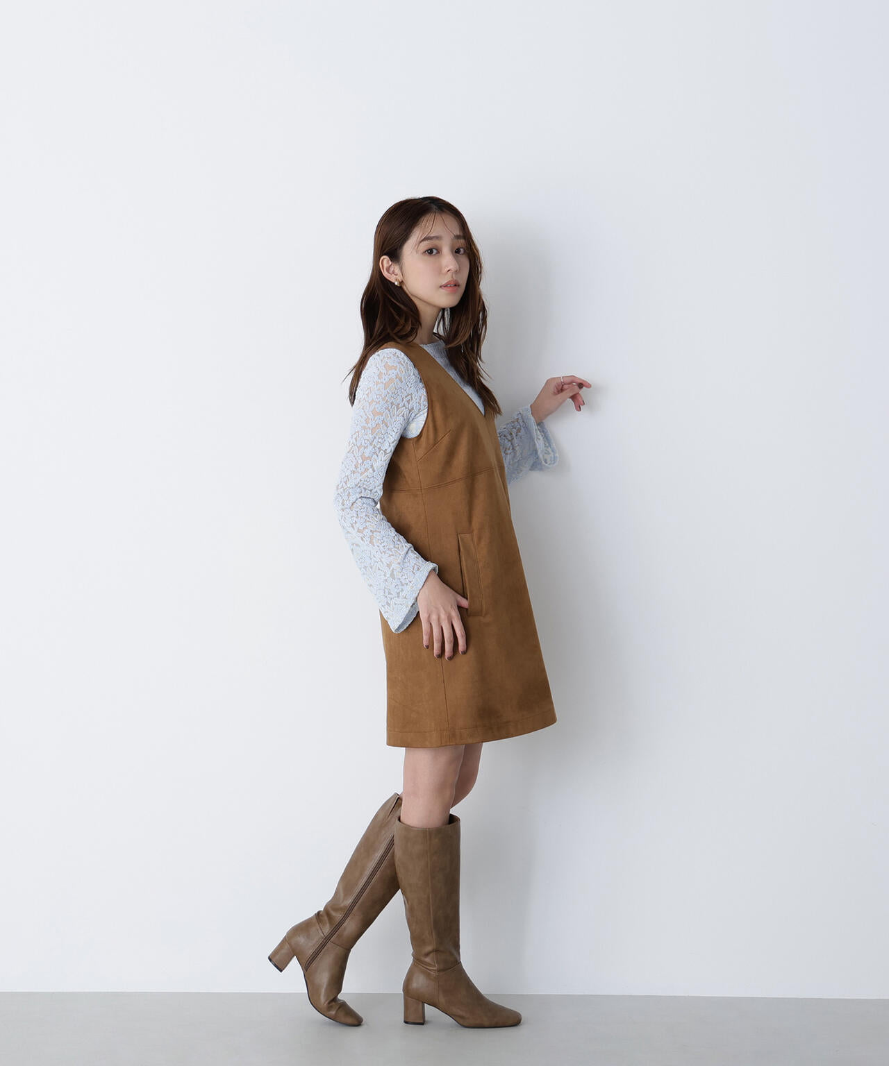 フェイクスウェードミニジャンスカ | NATURAL BEAUTY BASIC