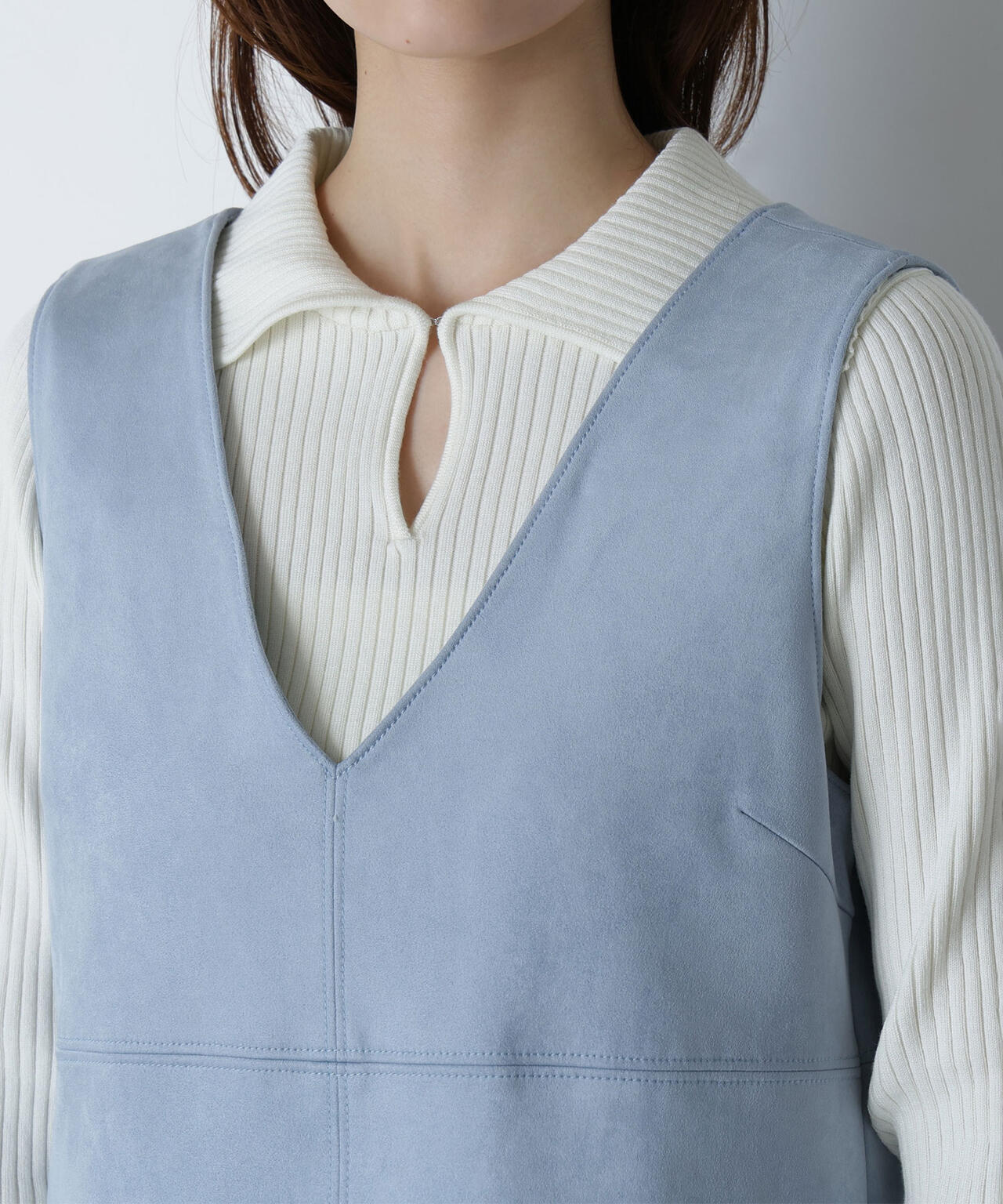 フェイクスウェードミニジャンスカ