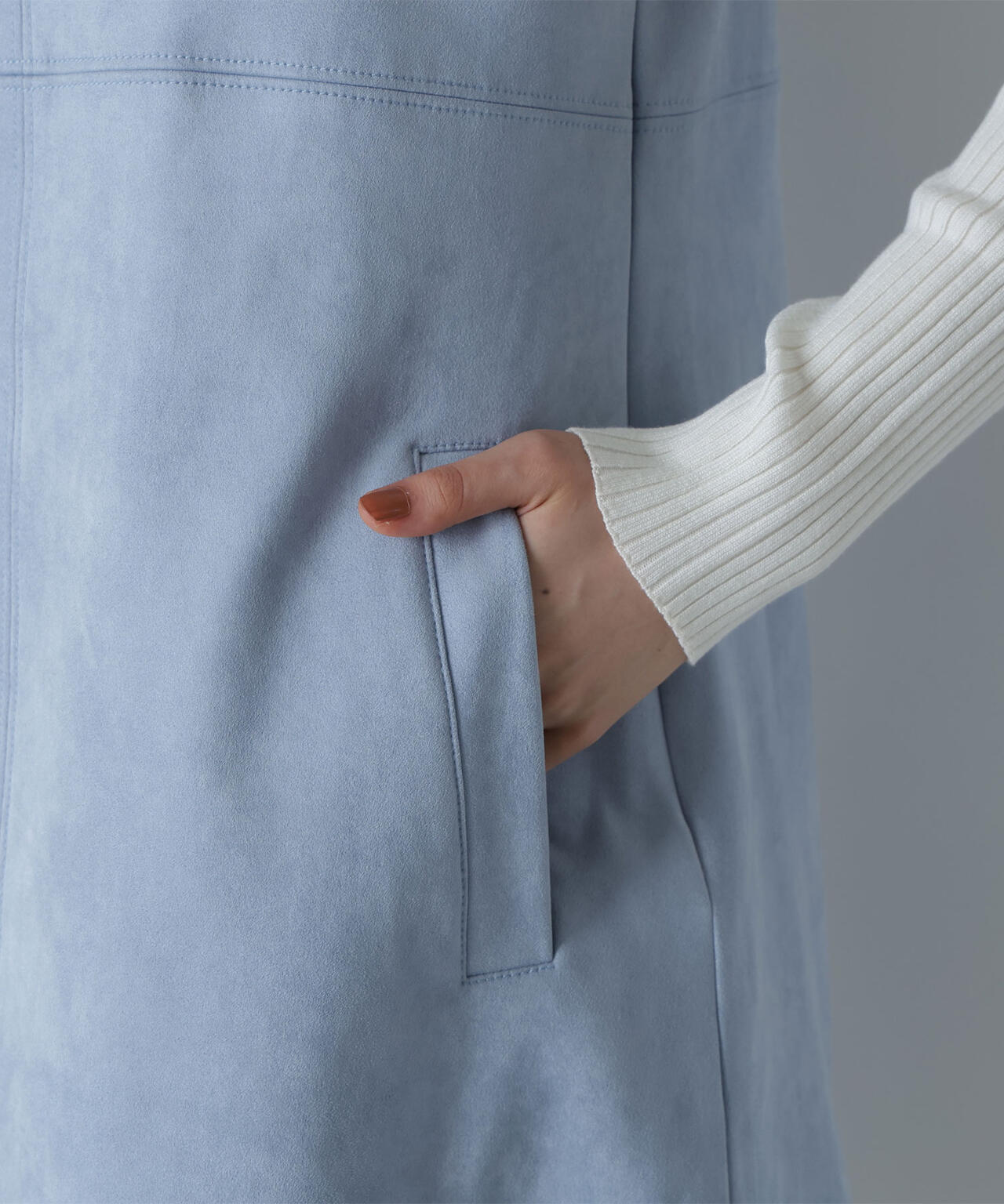 フェイクスウェードミニジャンスカ