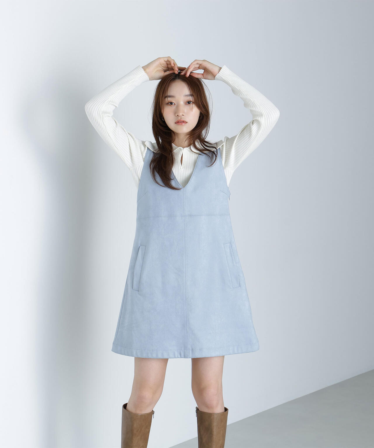 フェイクスウェードミニジャンスカ | NATURAL BEAUTY BASIC