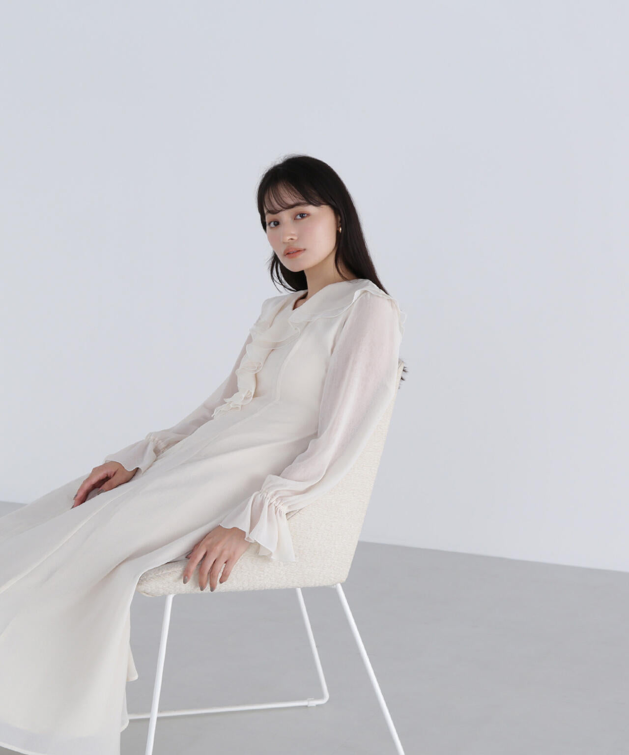 ラッフルフリルワンピース | NATURAL BEAUTY BASIC（ナチュラル