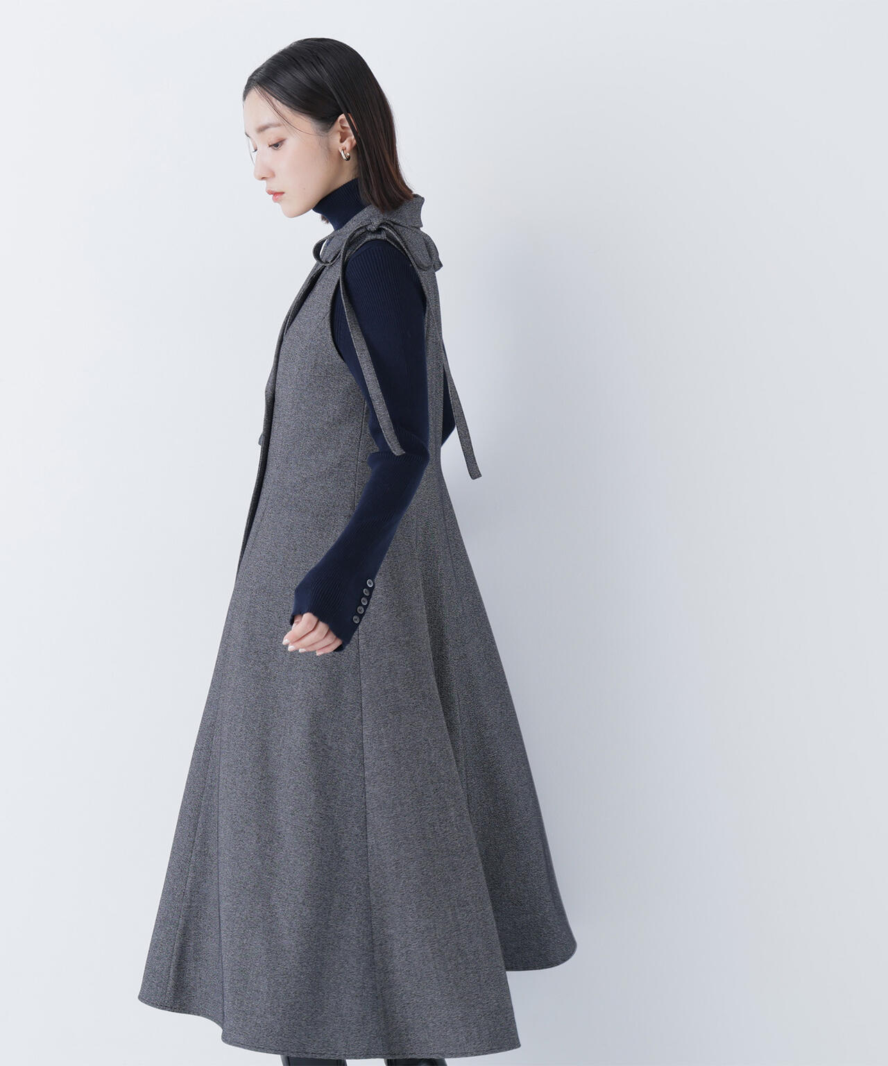 2wayショルダーリボンジャンスカ | NATURAL BEAUTY BASIC（ナチュラル