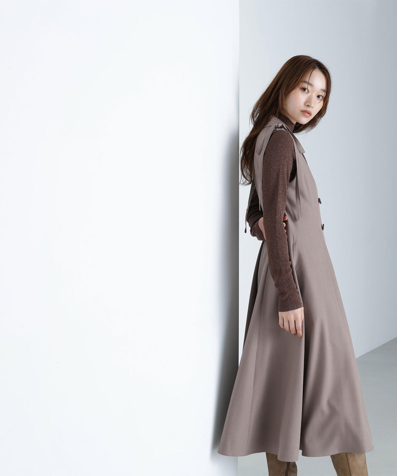 2wayショルダーリボンジャンスカ | NATURAL BEAUTY BASIC（ナチュラル