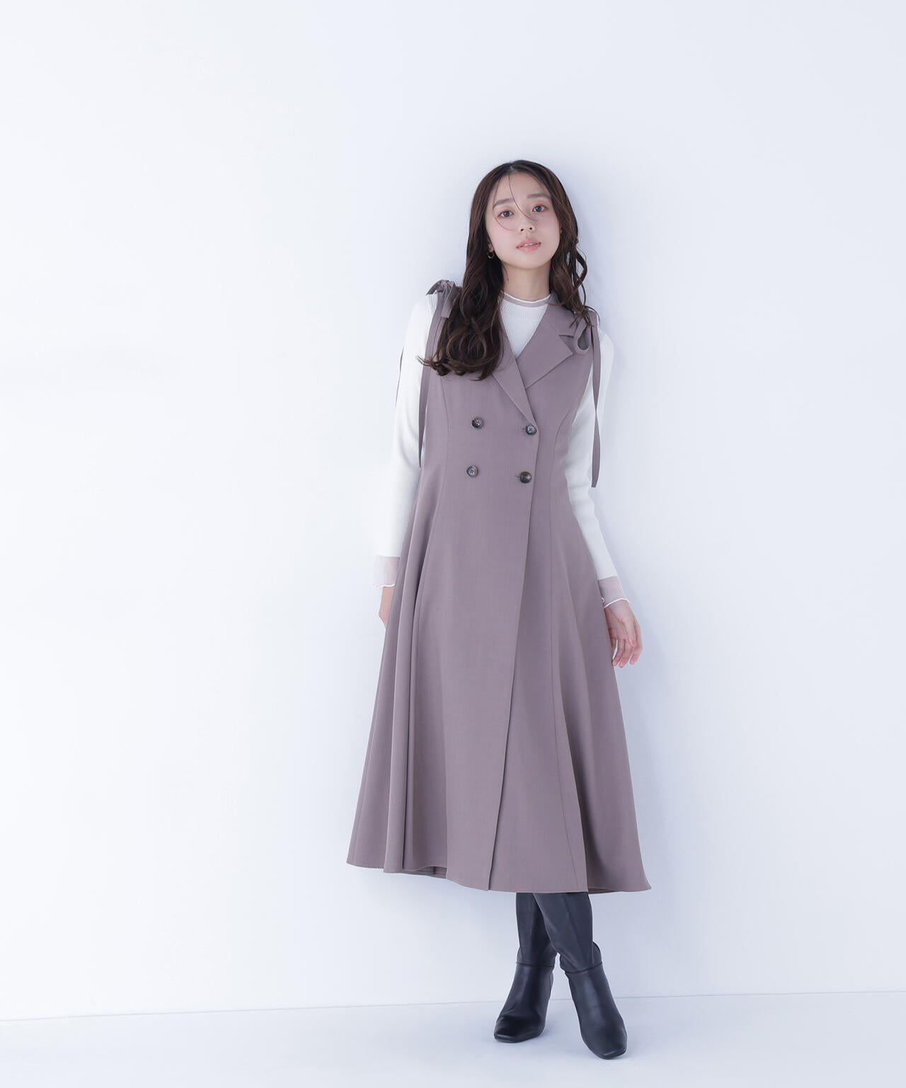 2wayショルダーリボンジャンスカ 2wayショルダーリボンジャンスカ | NATURAL BEAUTY BASIC