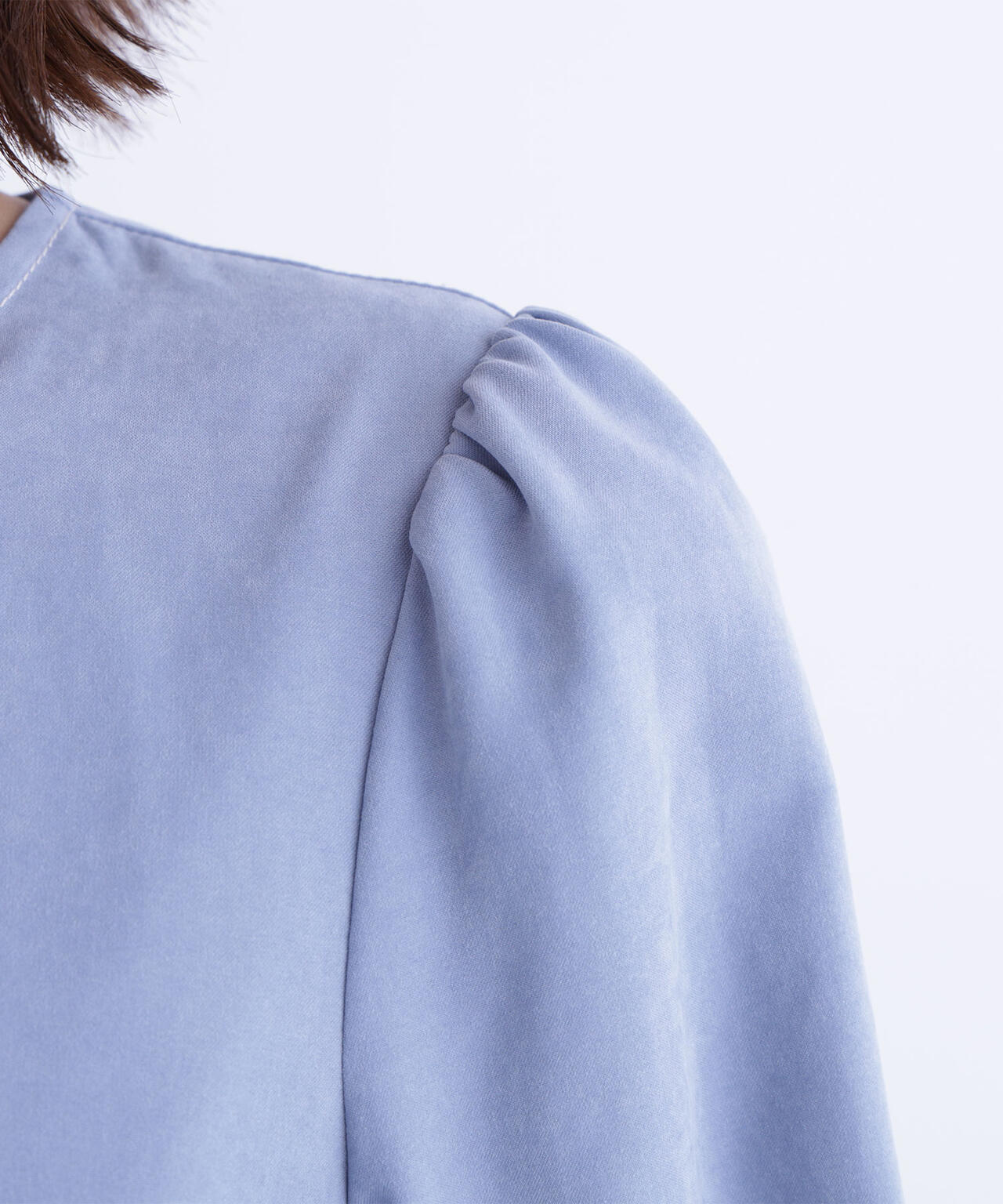 バイカラーステッチワンピース