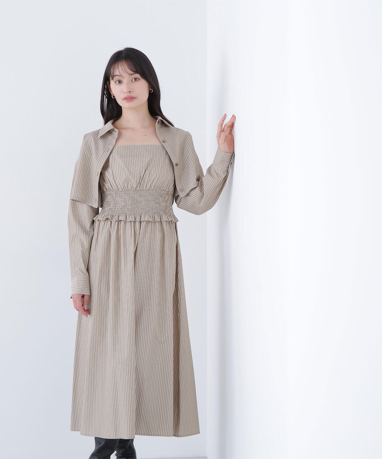 レイヤードマルチストライプワンピース | NATURAL BEAUTY BASIC
