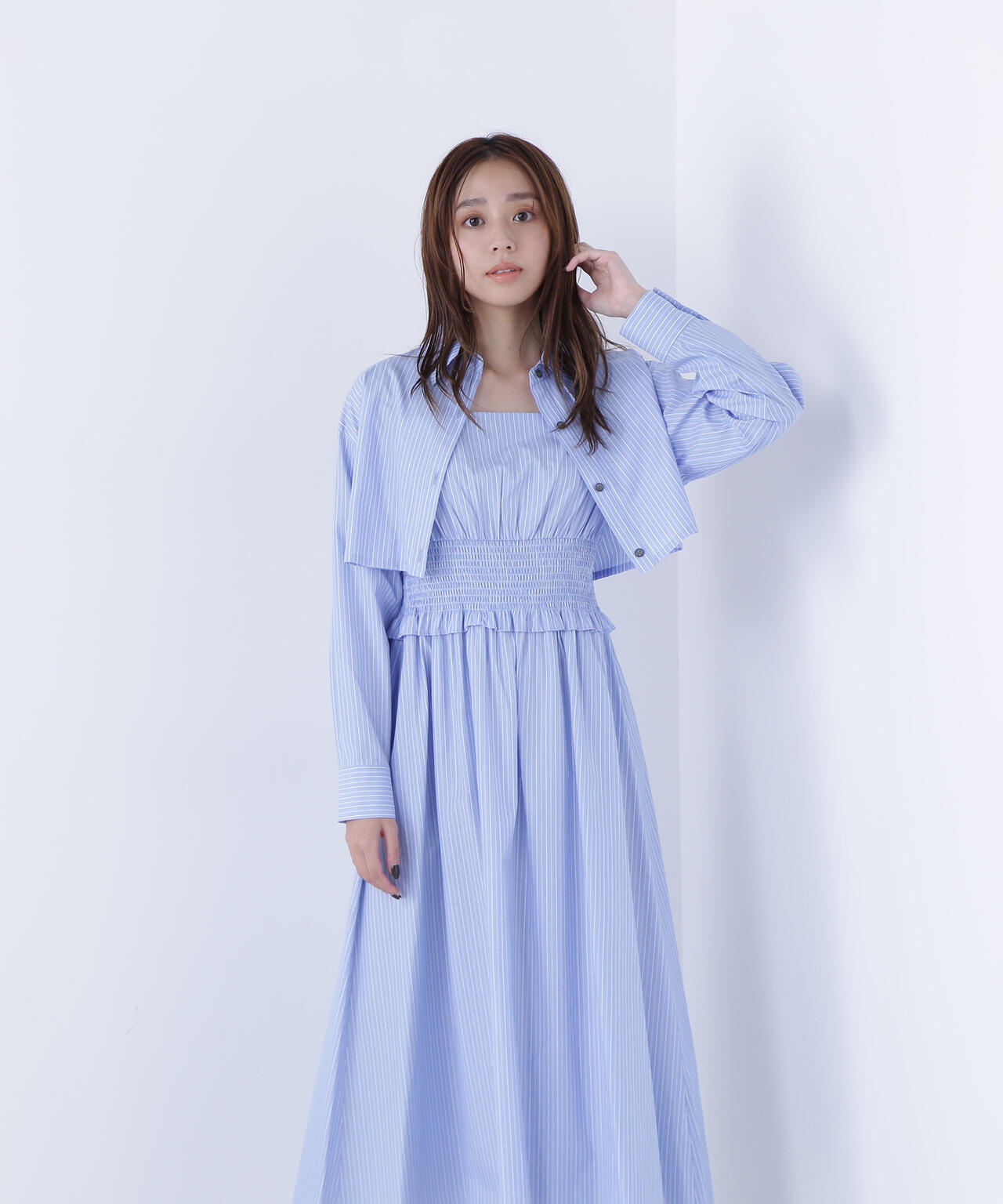 レイヤードマルチストライプワンピース | NATURAL BEAUTY BASIC