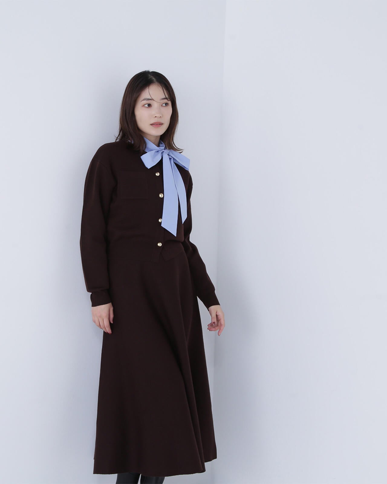 Oggi掲載】【大宮ルミネ・mix.tokyo 限定カラー：ネイビー】ダブル