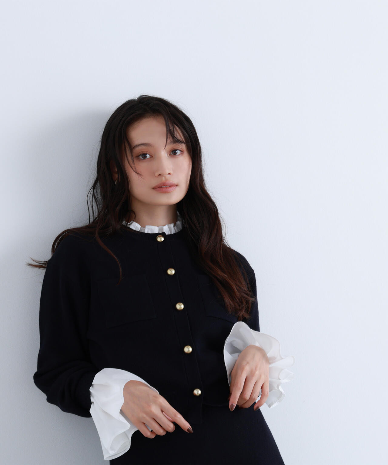 Oggi掲載】【大宮ルミネ・mix.tokyo 限定カラー：ネイビー】ダブル