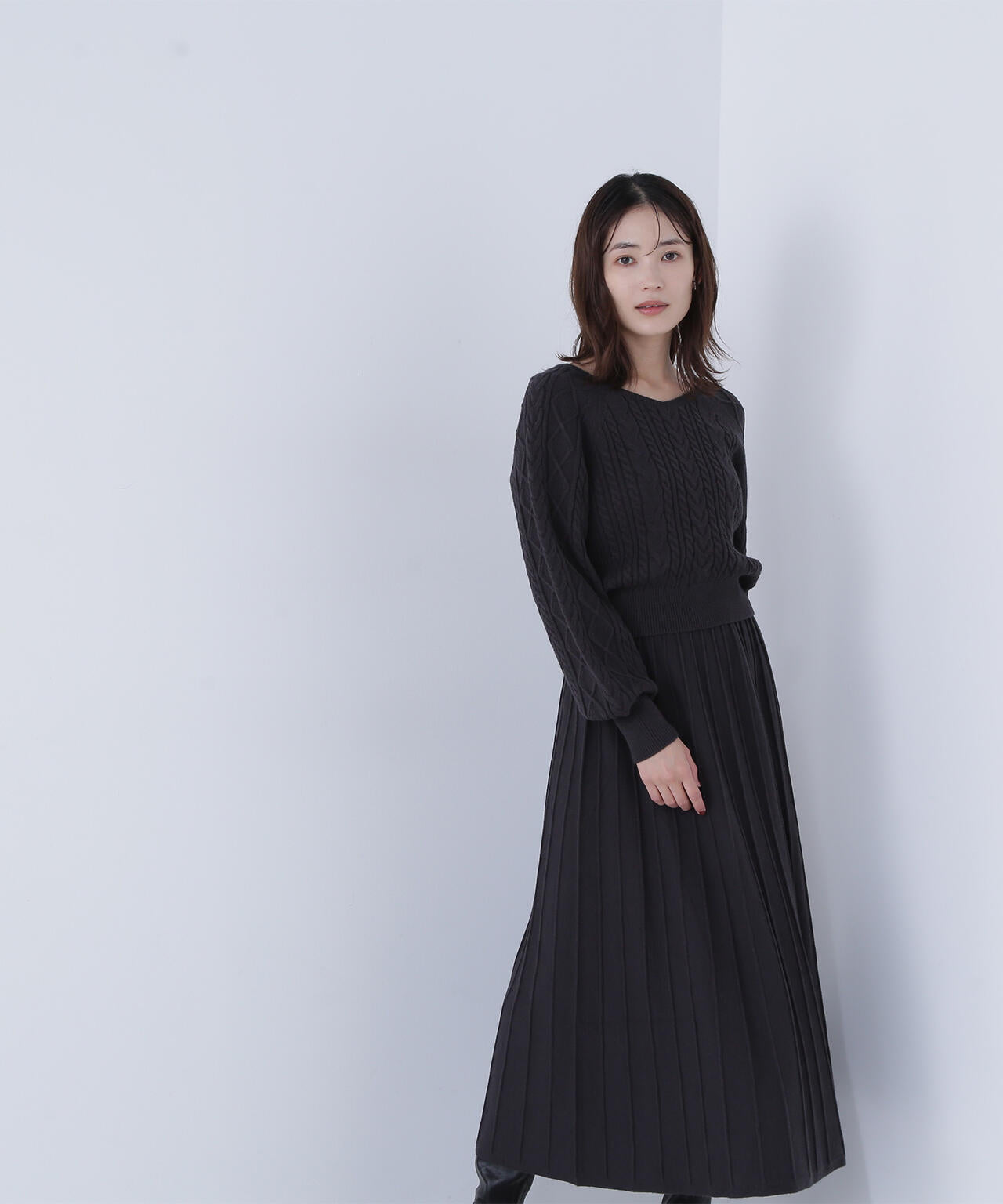 ケーブルニットセットアップ