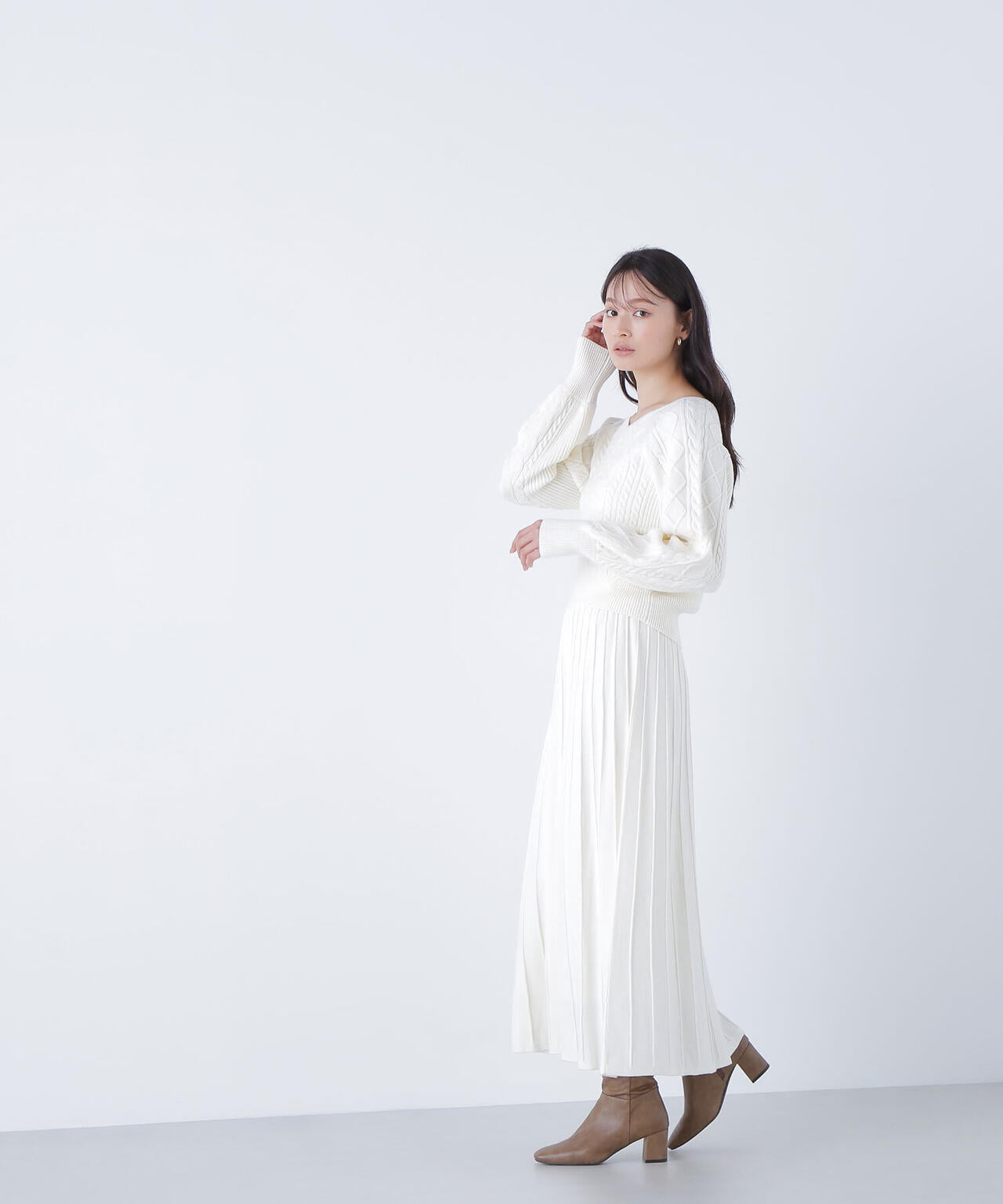 ケーブルニットセットアップ