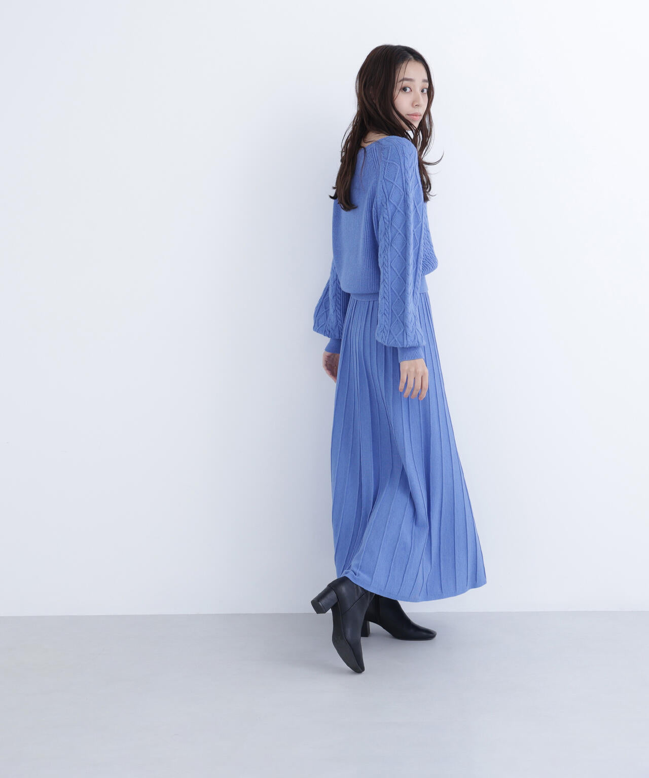 ケーブルニットセットアップ | NATURAL BEAUTY BASIC（ナチュラル